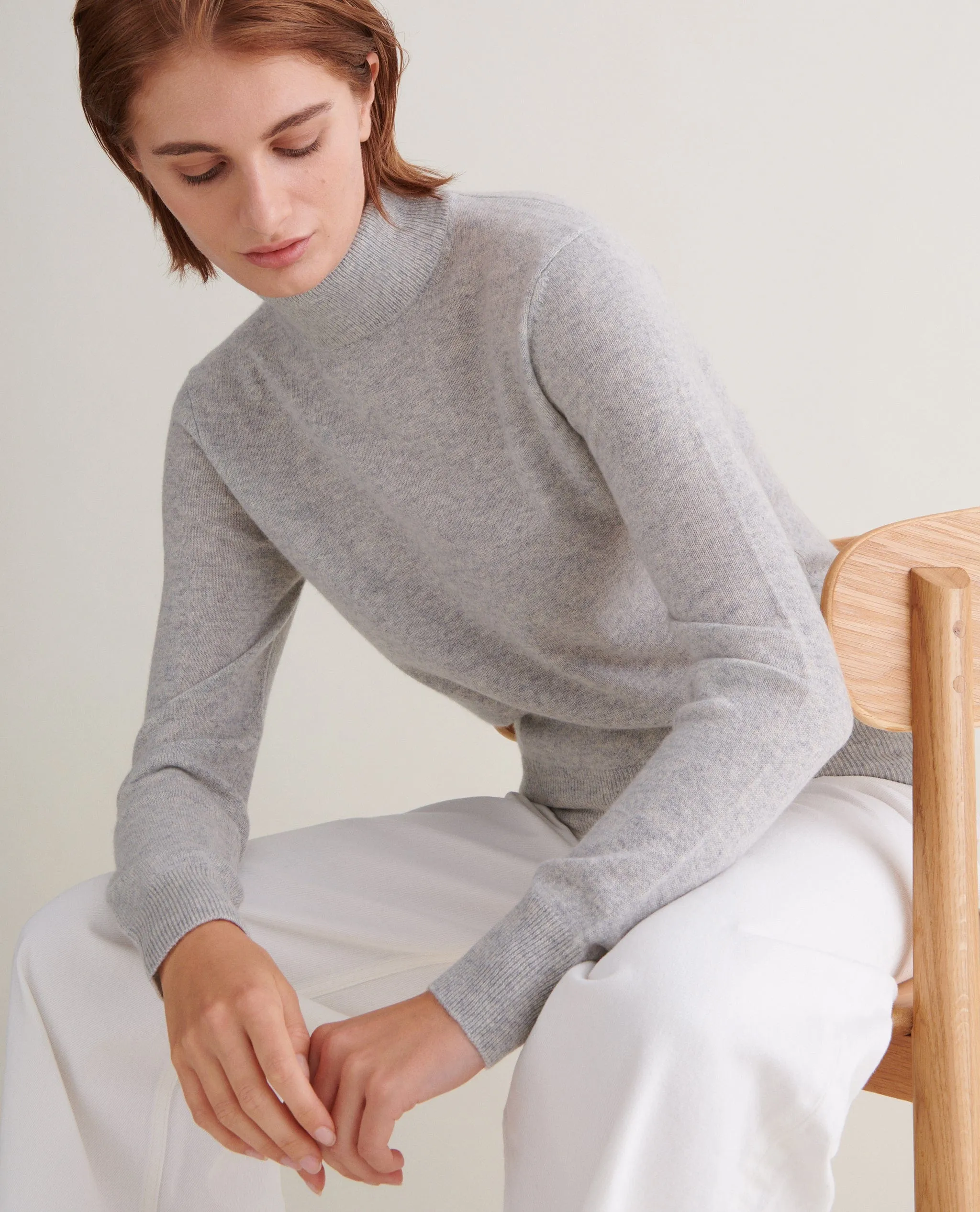 Women's Finest Cashmere Turtleneck Jumper sold by Rise & Fall product image thumbnail 2