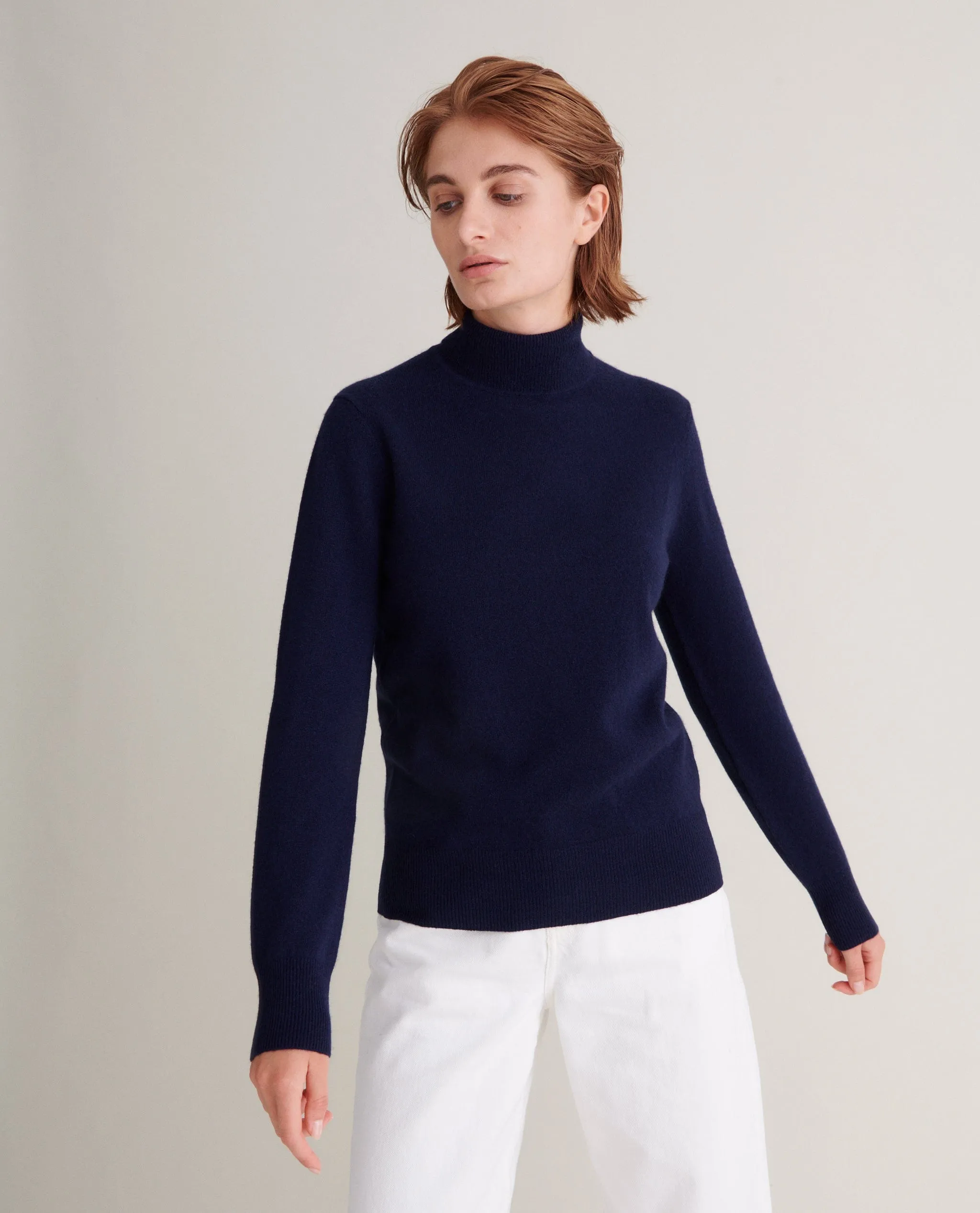 Women's Finest Cashmere Turtleneck Jumper sold by Rise & Fall product image thumbnail 5