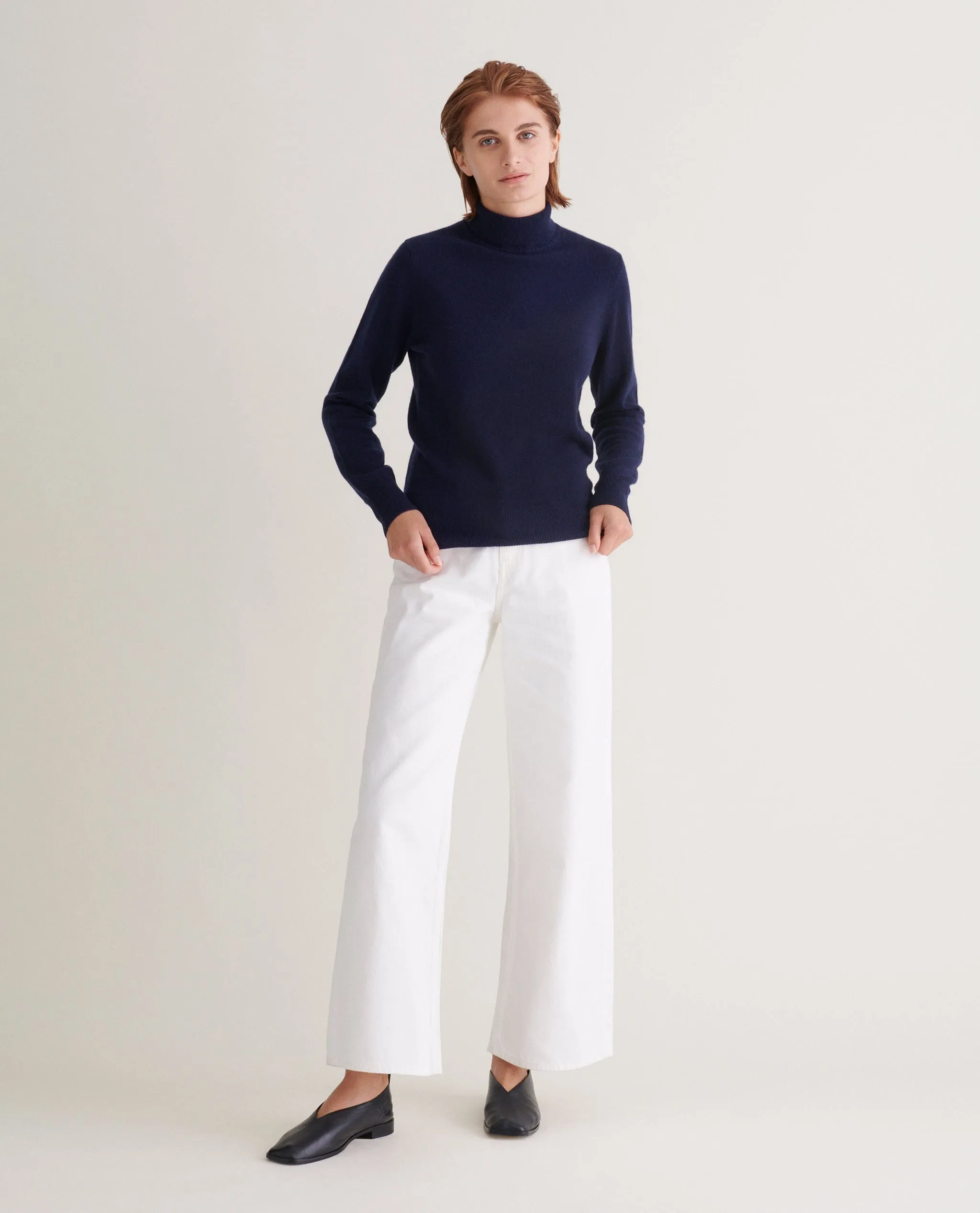 Women's Finest Cashmere Turtleneck Jumper sold by Rise & Fall product image thumbnail 4