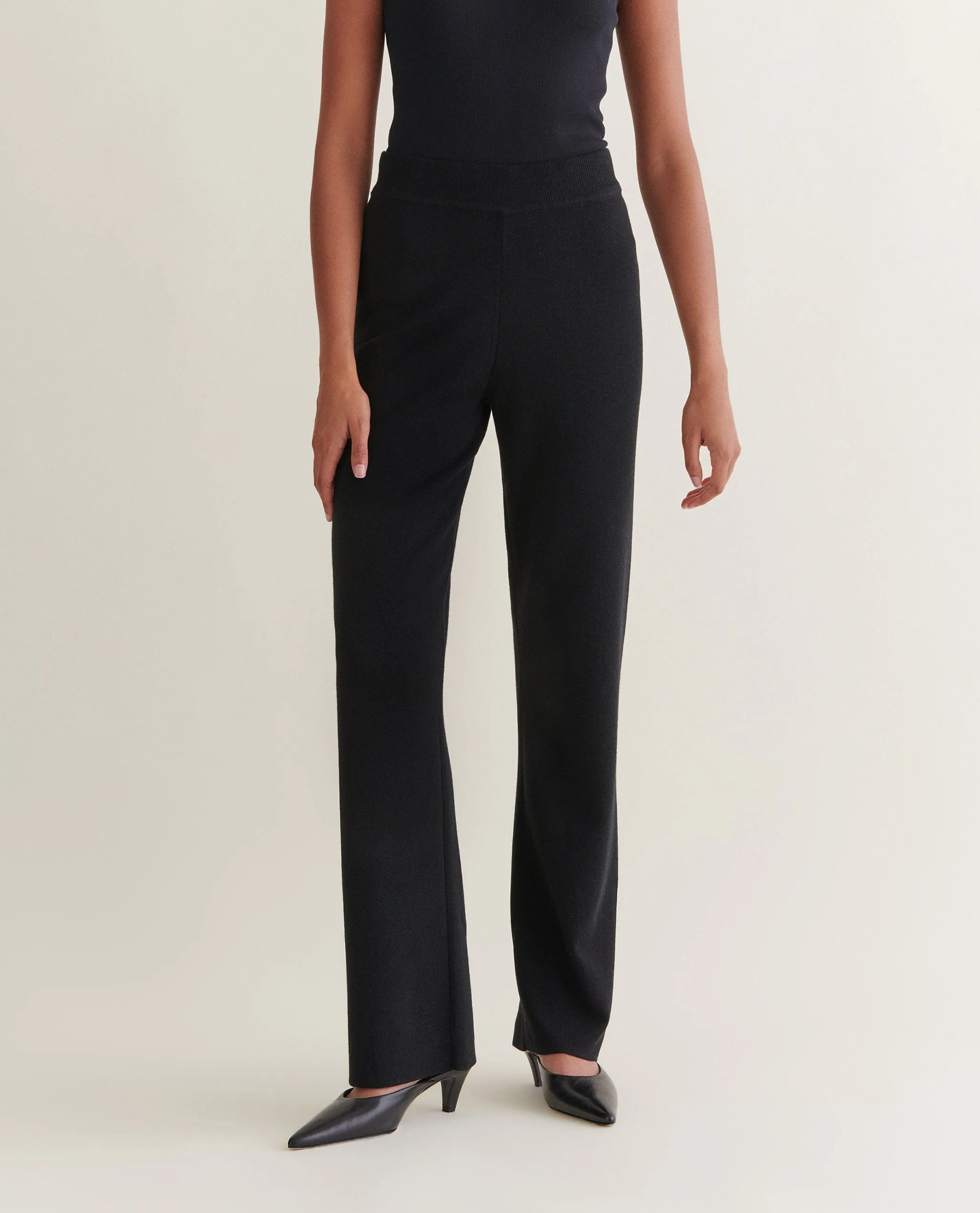 Women's Merino Straight-Leg Trousers sold by Rise & Fall product image thumbnail 2