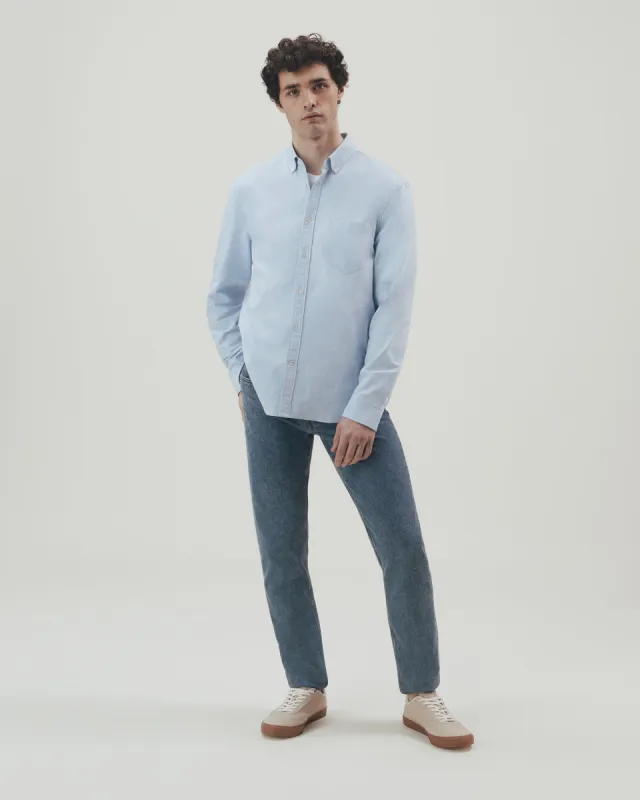 Men's Long Sleeved Cotton Oxford Shirt sold by Rise & Fall