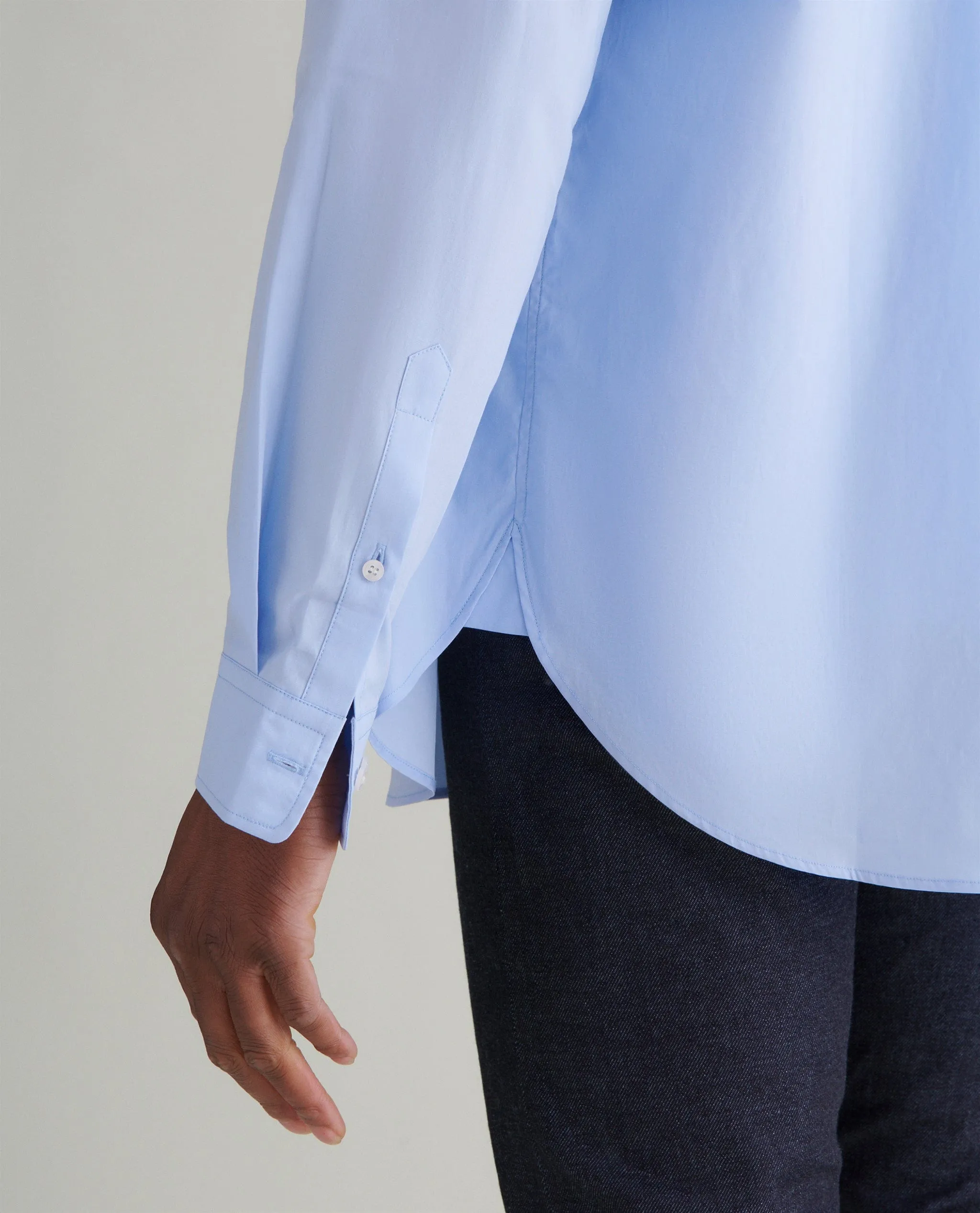 Men's Organic Cotton Poplin Shirt sold by Rise & Fall product image thumbnail 4