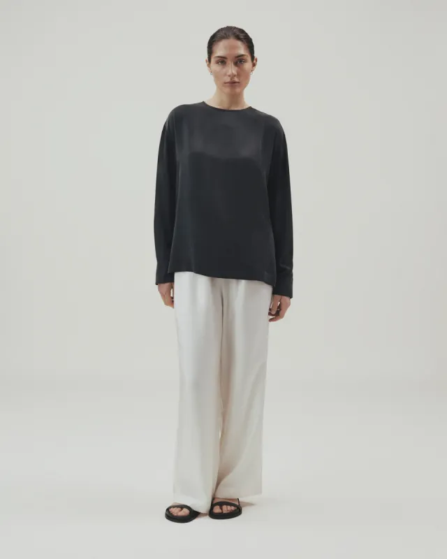 Women's Drop Shoulder Easy-Silk Top sold by Rise & Fall