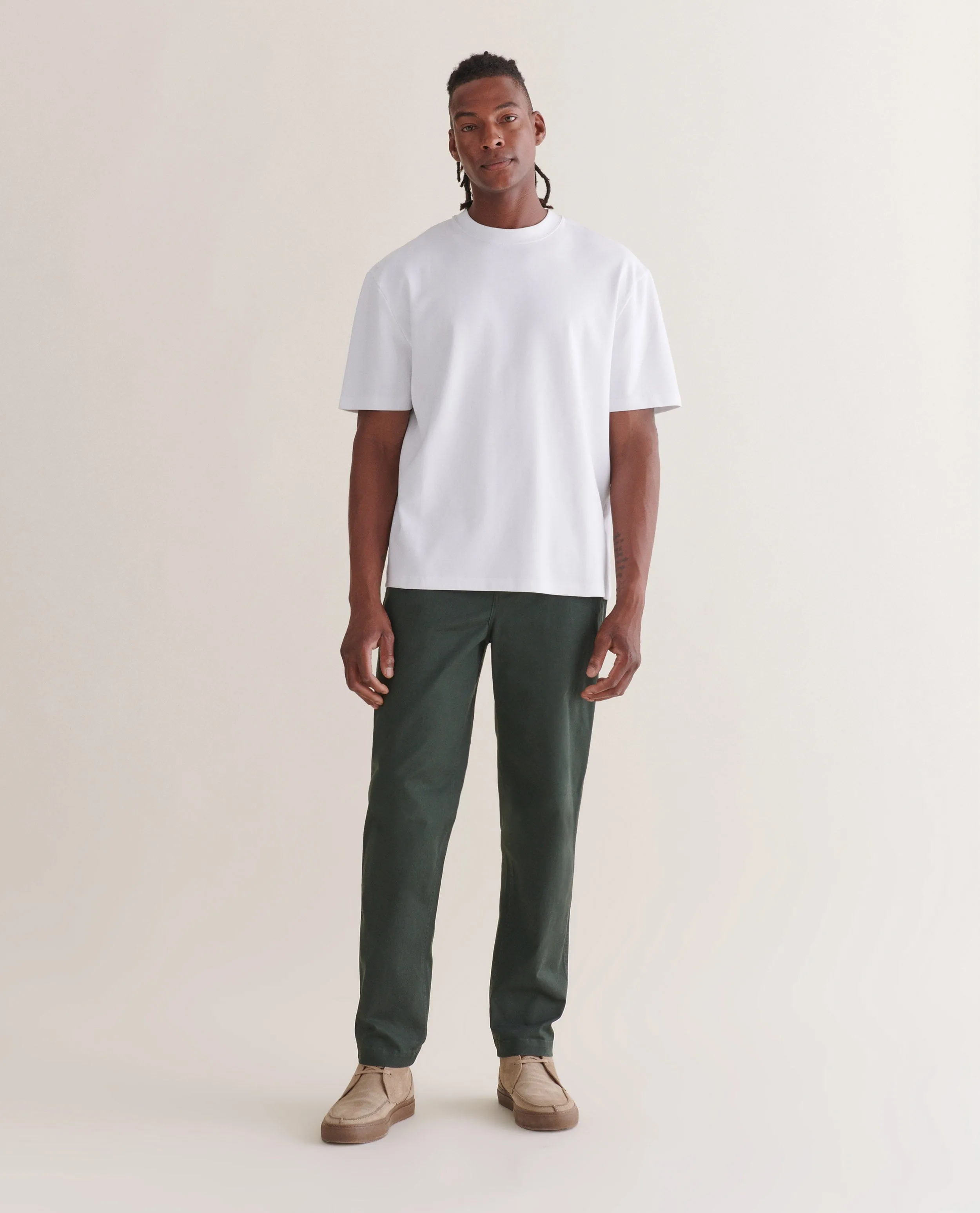 Men's Relaxed Heavy-Weight Cotton T-shirt sold by Rise & Fall product image thumbnail 2