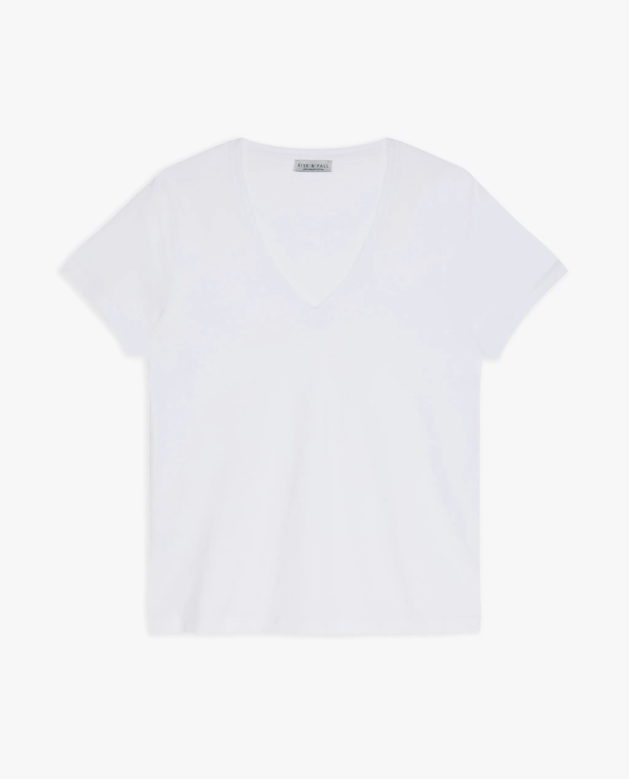 Women's Cotton V Neck T-shirt sold by Rise & Fall product image thumbnail 3