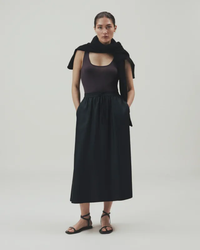 Women's Easy-Silk Midi Skirt sold by Rise & Fall