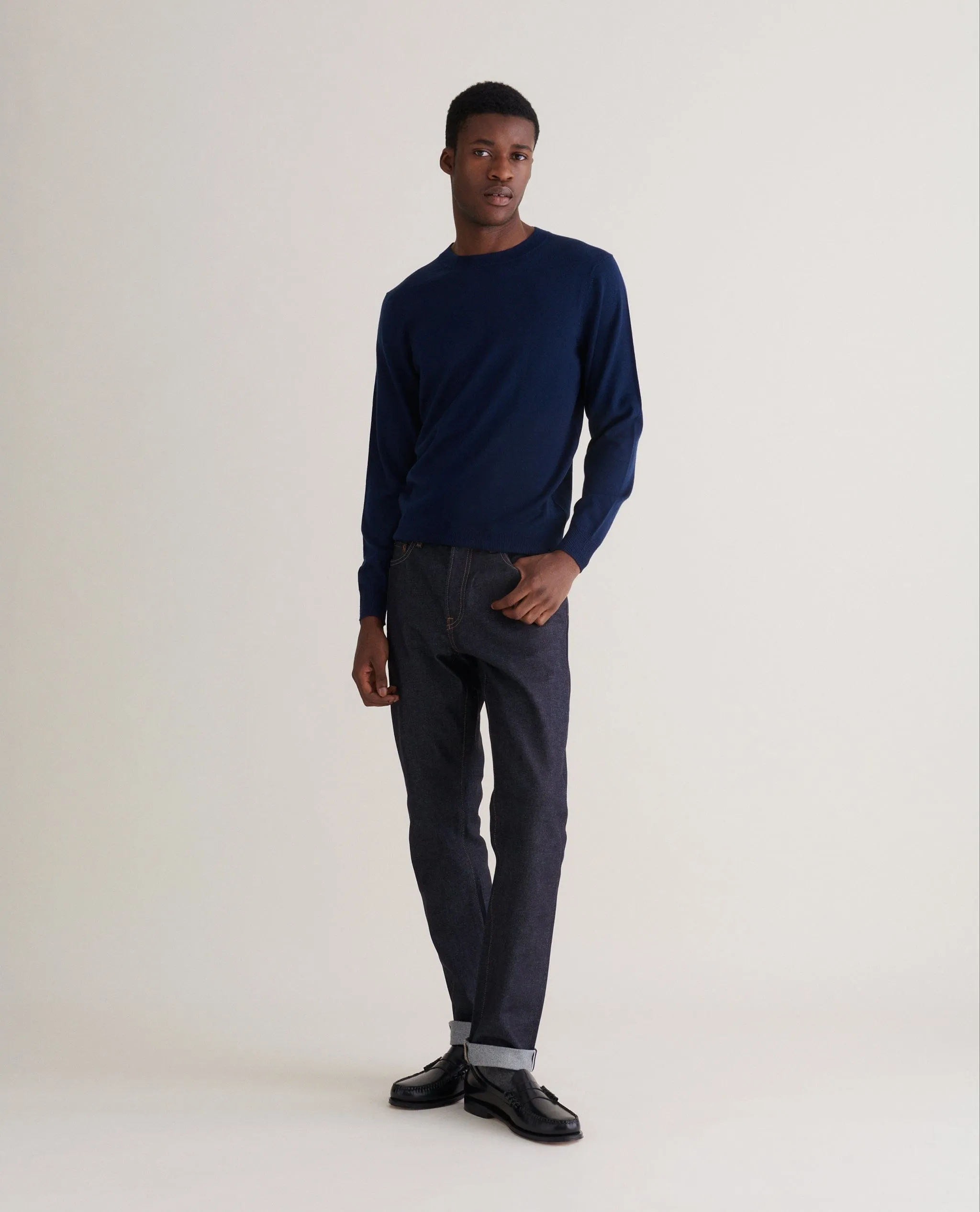 Men's Merino Classic Crew Neck Jumper sold by Rise & Fall product image thumbnail 3
