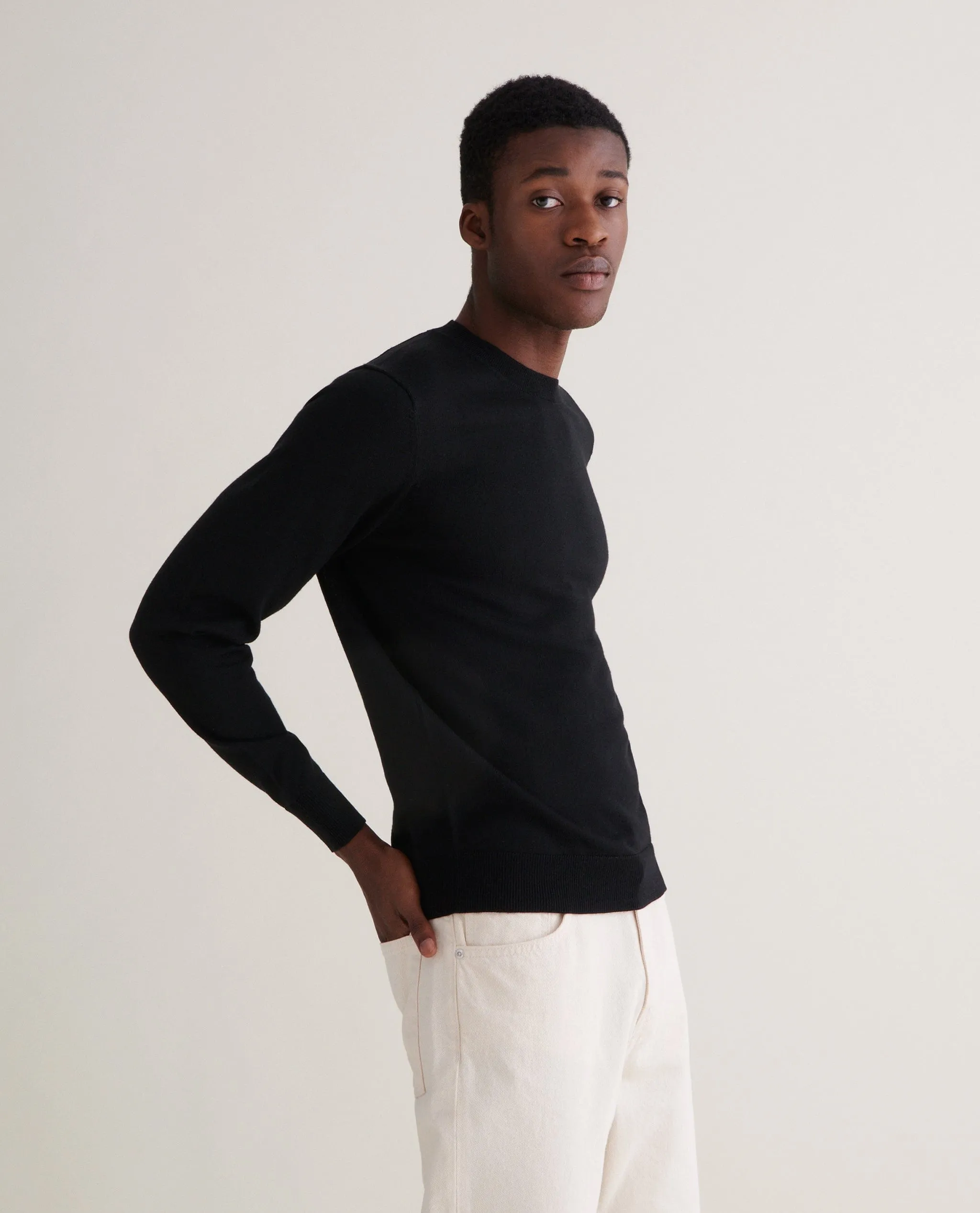 Men's Merino Classic Crew Neck Jumper sold by Rise & Fall product image thumbnail 2