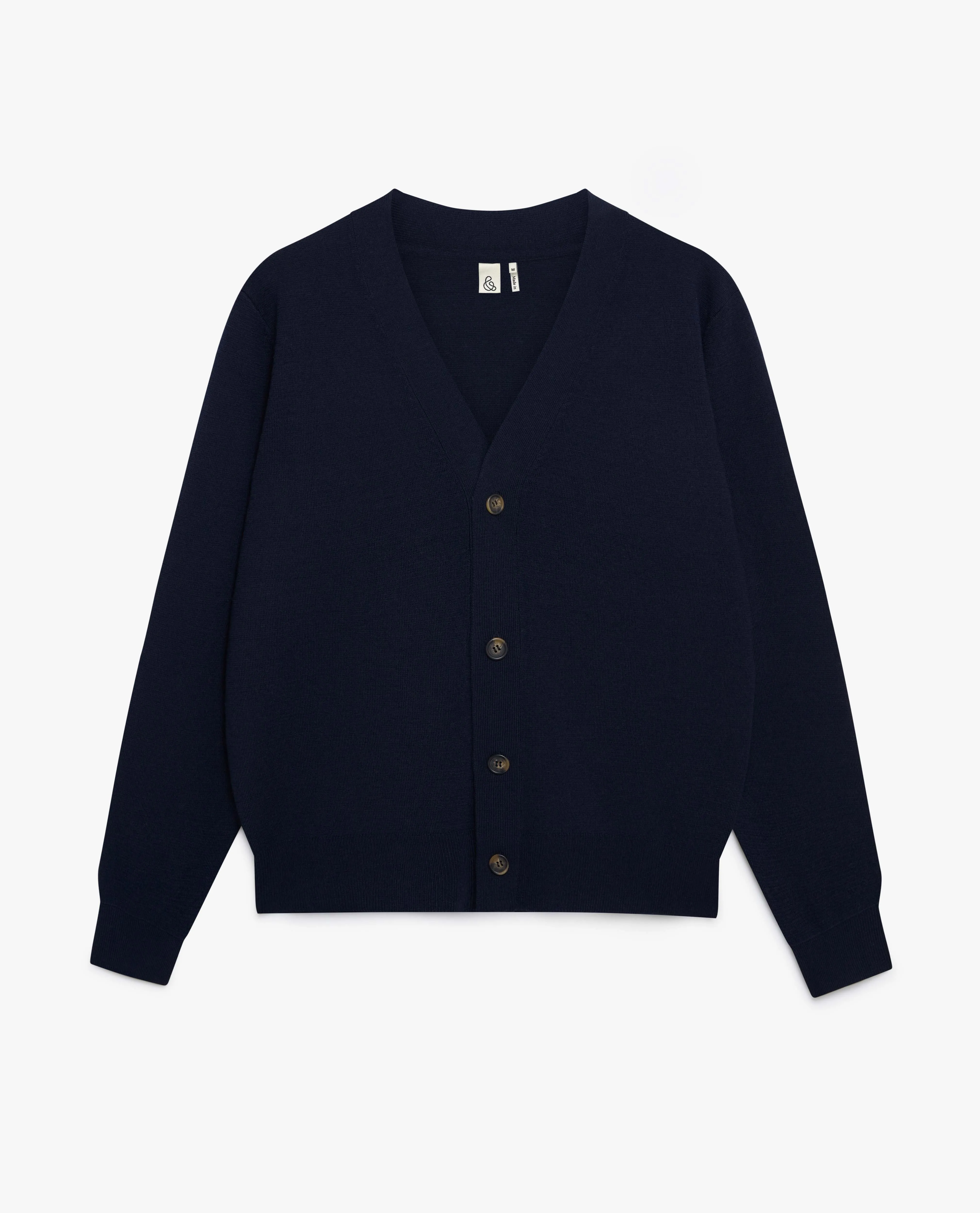 Men's Merino V Neck Cardigan sold by Rise & Fall product image thumbnail 4