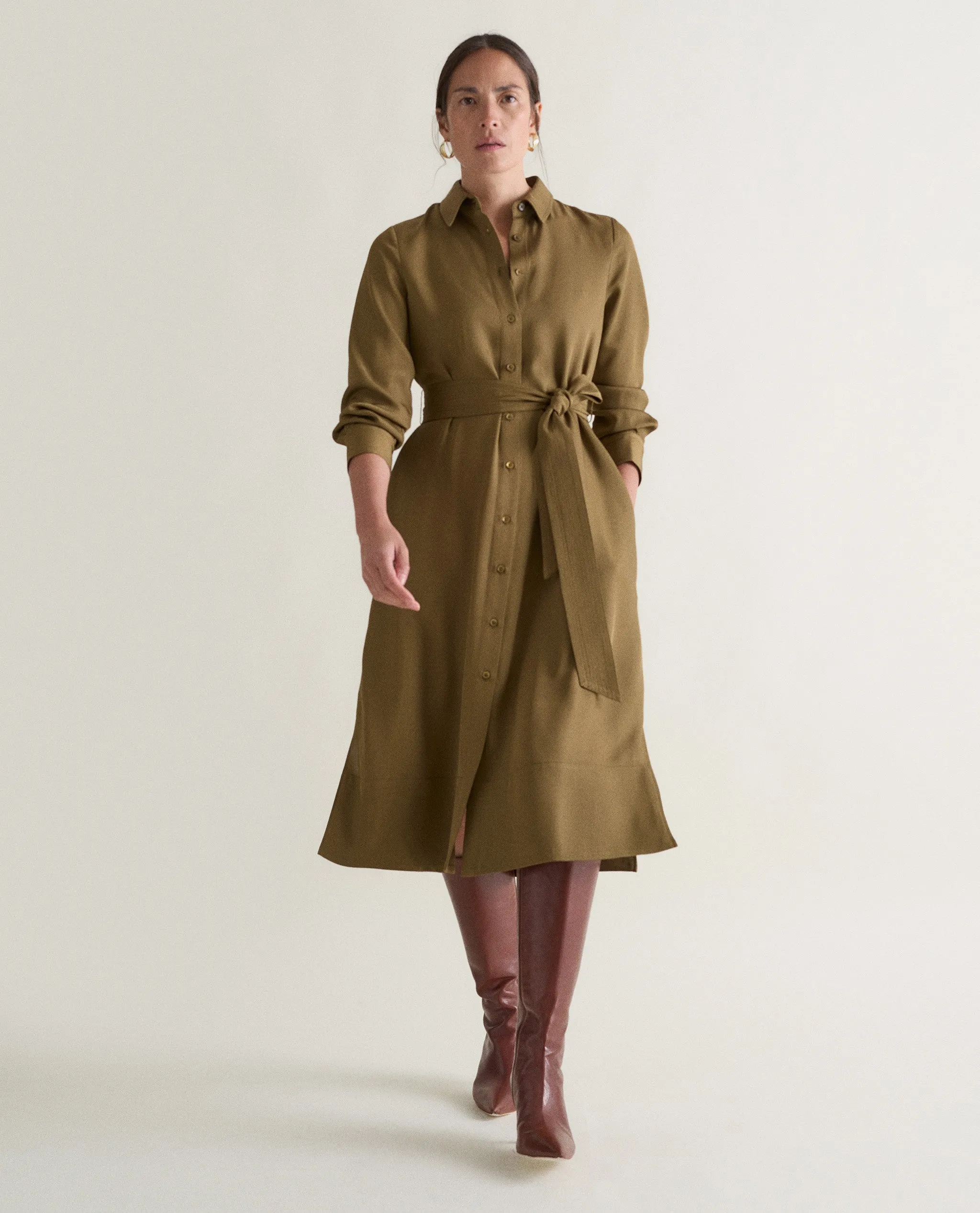 Women's NAIA™ Shirt Dress sold by Rise & Fall product image thumbnail 5