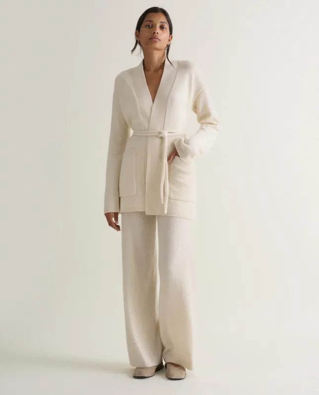 Women's Belted Cashmere Cardigan sold by Rise & Fall