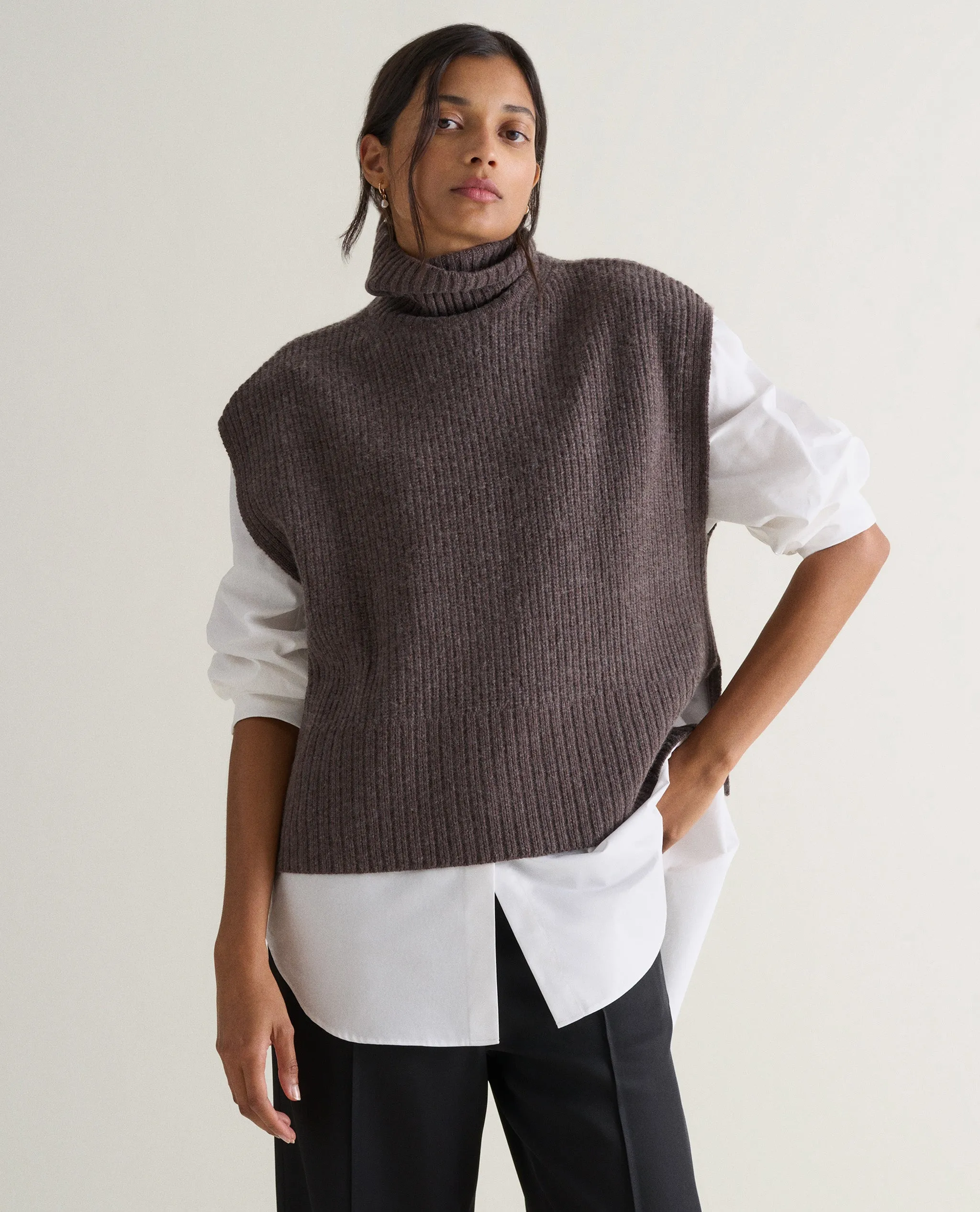 Women's Roll Neck Tabard sold by Rise & Fall product image thumbnail 2