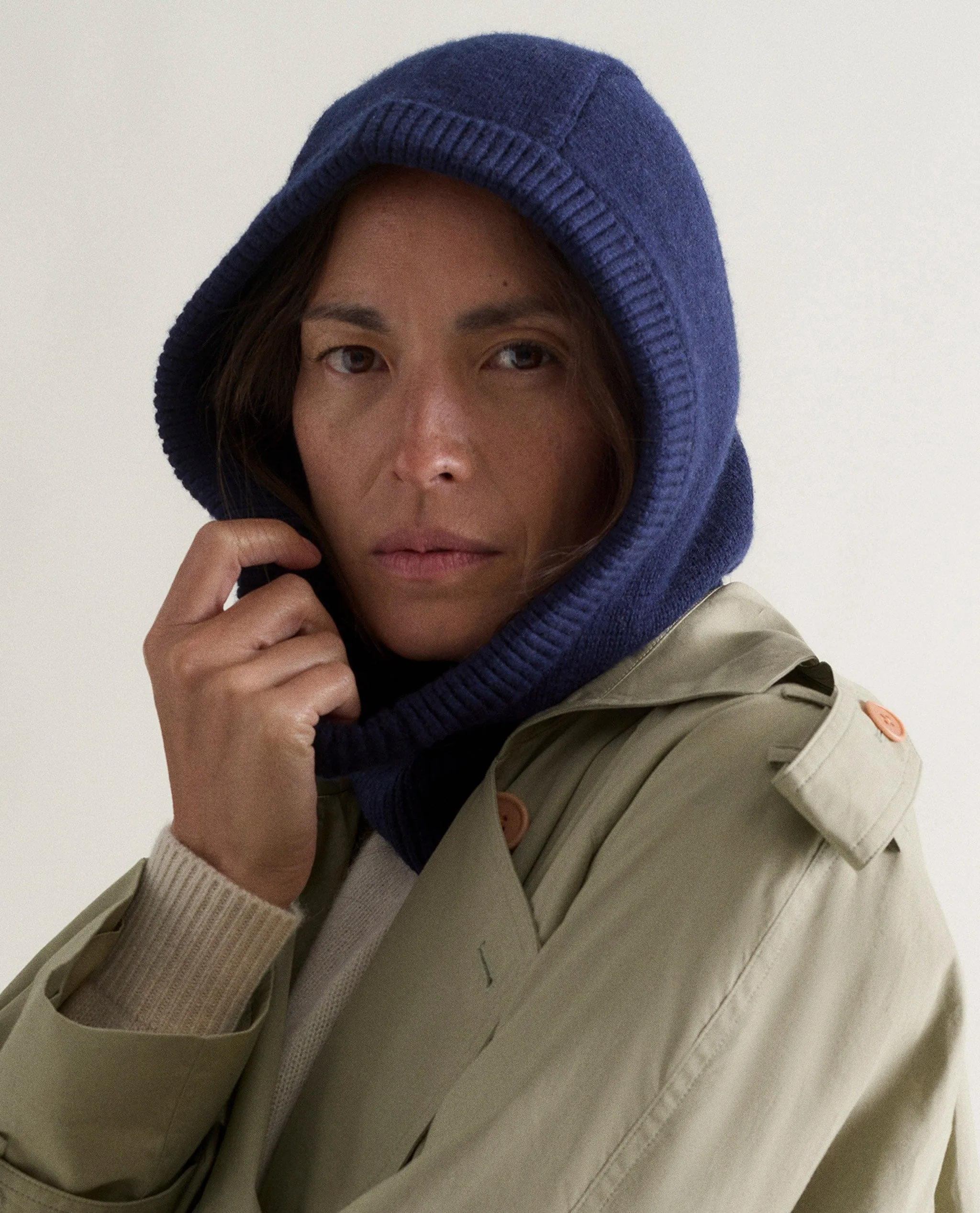 Women's Cashmere Merino Knitted Hood sold by Rise & Fall