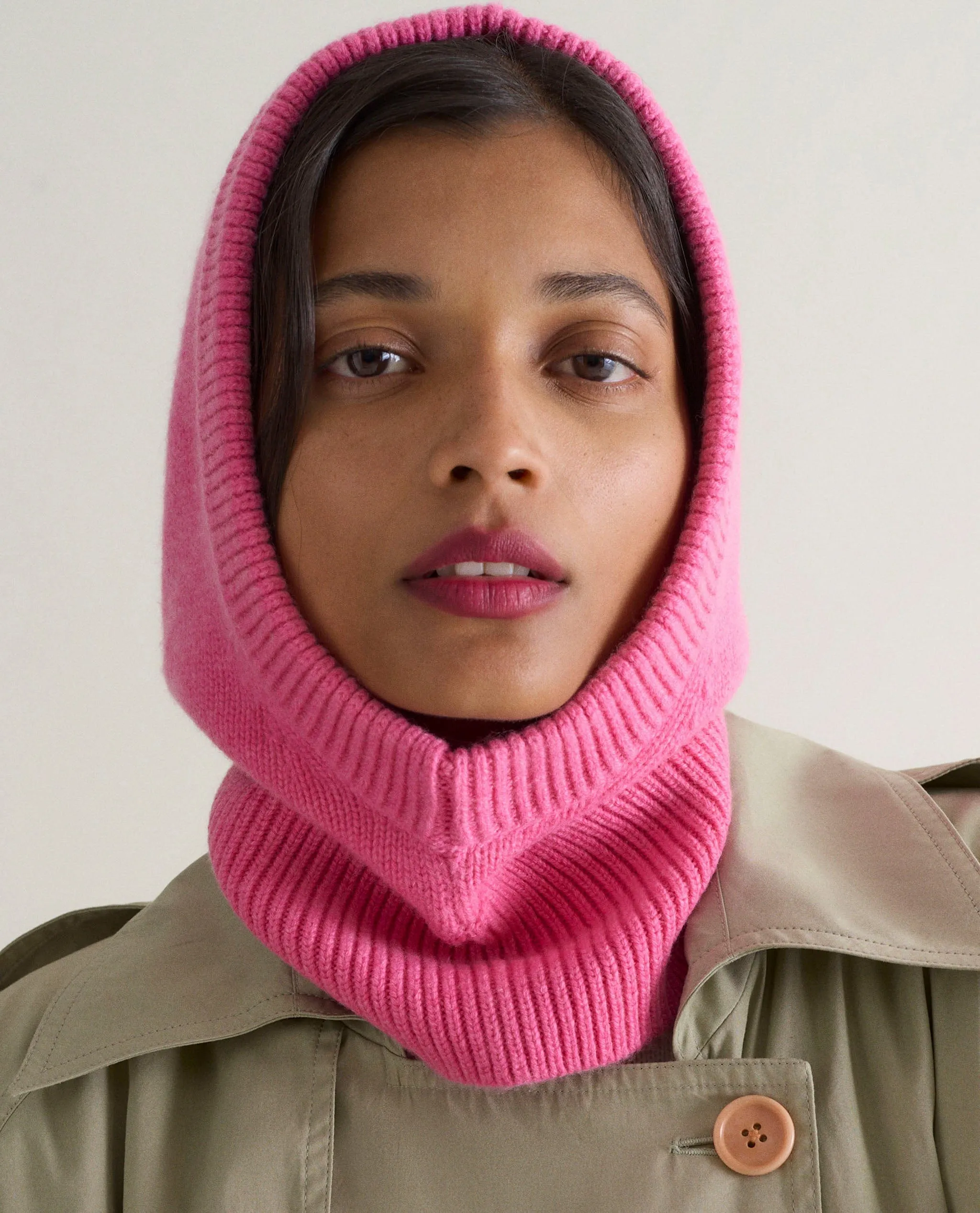 Women's Cashmere Merino Knitted Hood sold by Rise & Fall product image thumbnail 3
