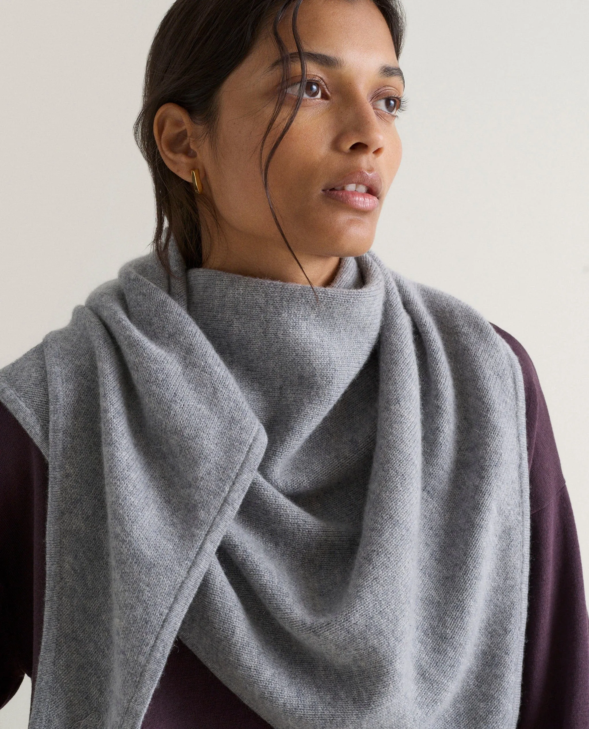 Women's Cashmere Merino Bandana sold by Rise & Fall product image thumbnail 5
