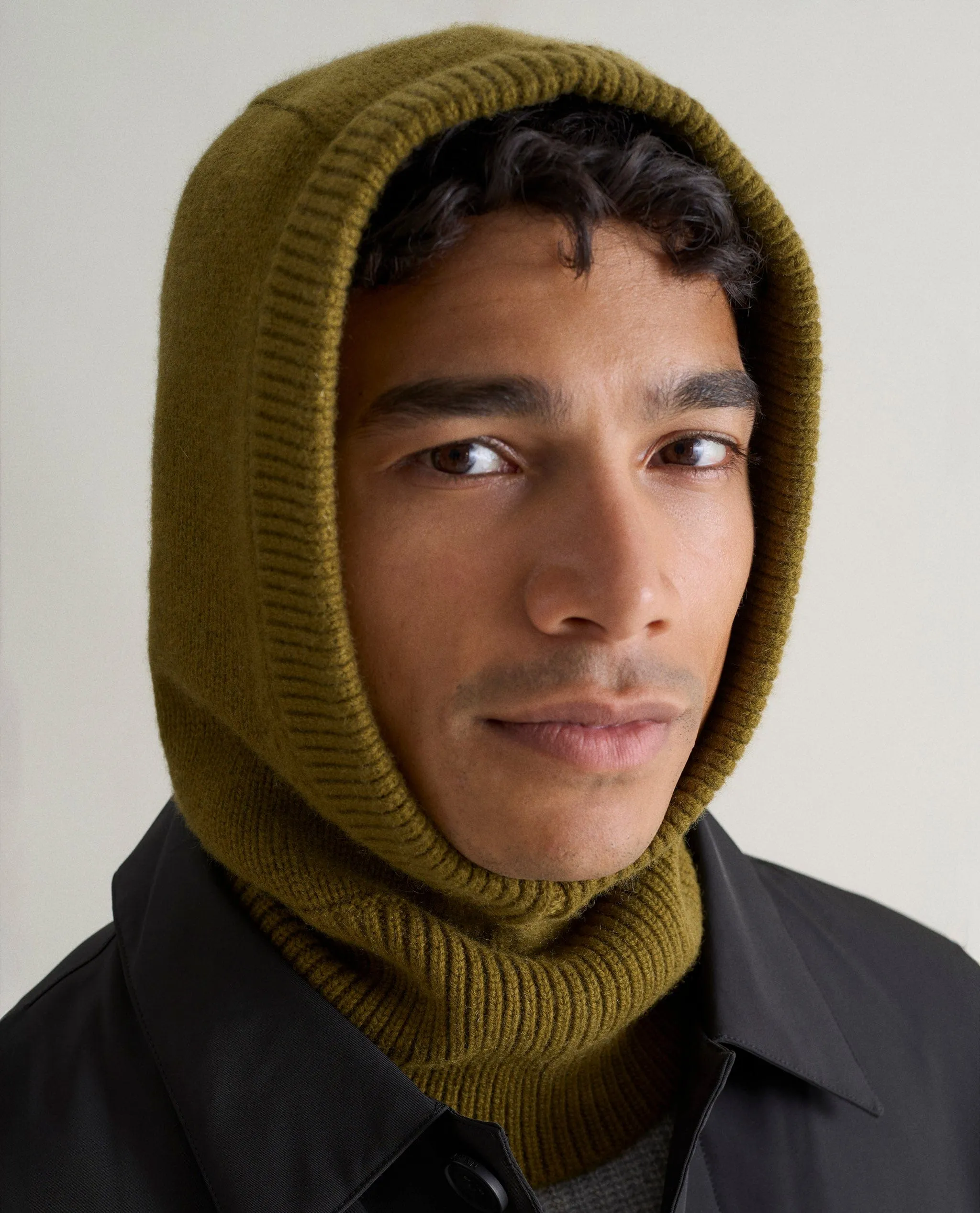 Men's Cashmere Merino Knitted Hood sold by Rise & Fall product image thumbnail 4