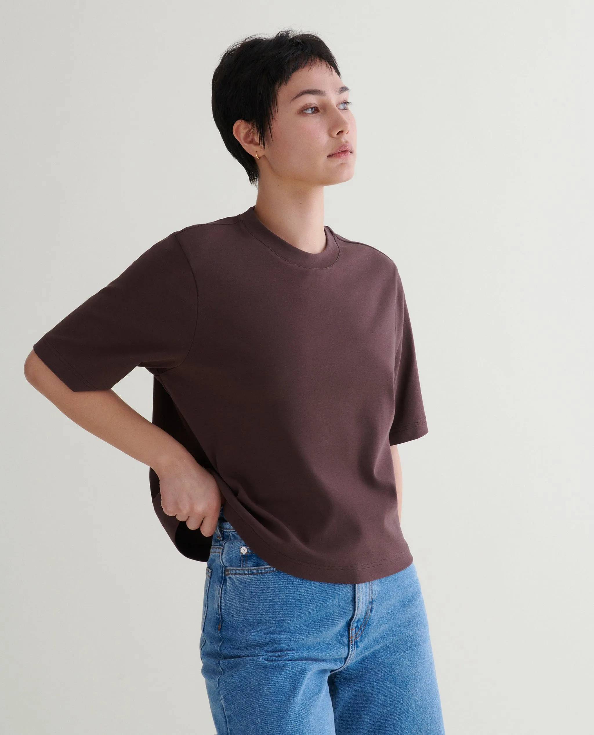 Women's Boxy Cotton T-shirt sold by Rise & Fall product image thumbnail 4