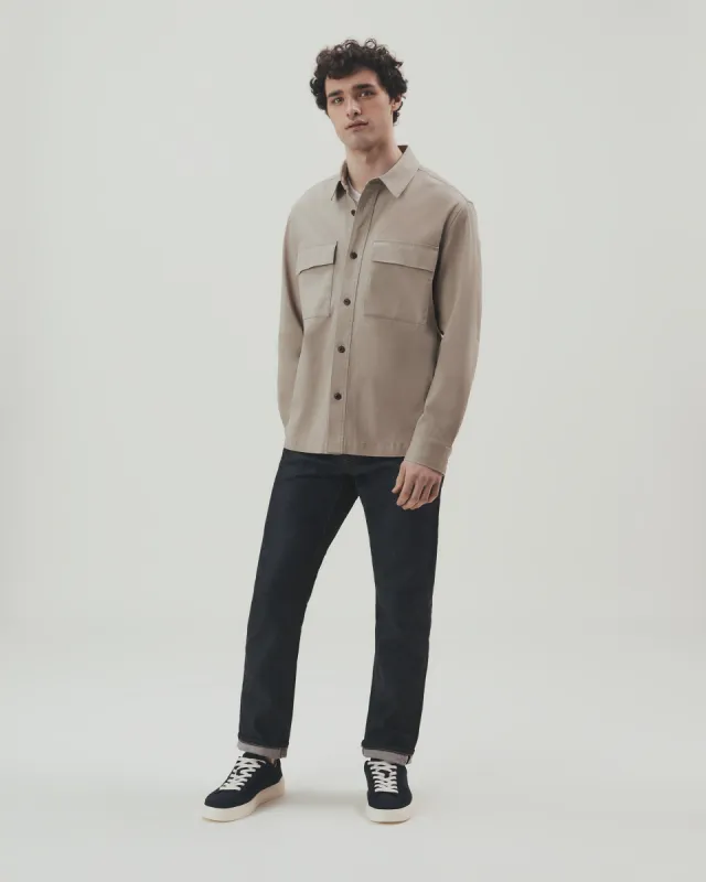 Men's Heavy-Weight Cotton Overshirt sold by Rise & Fall