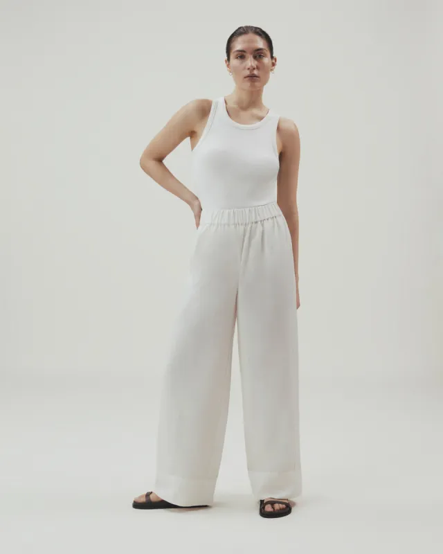 Women's Future-Linen Wide-Leg Trouser sold by Rise & Fall