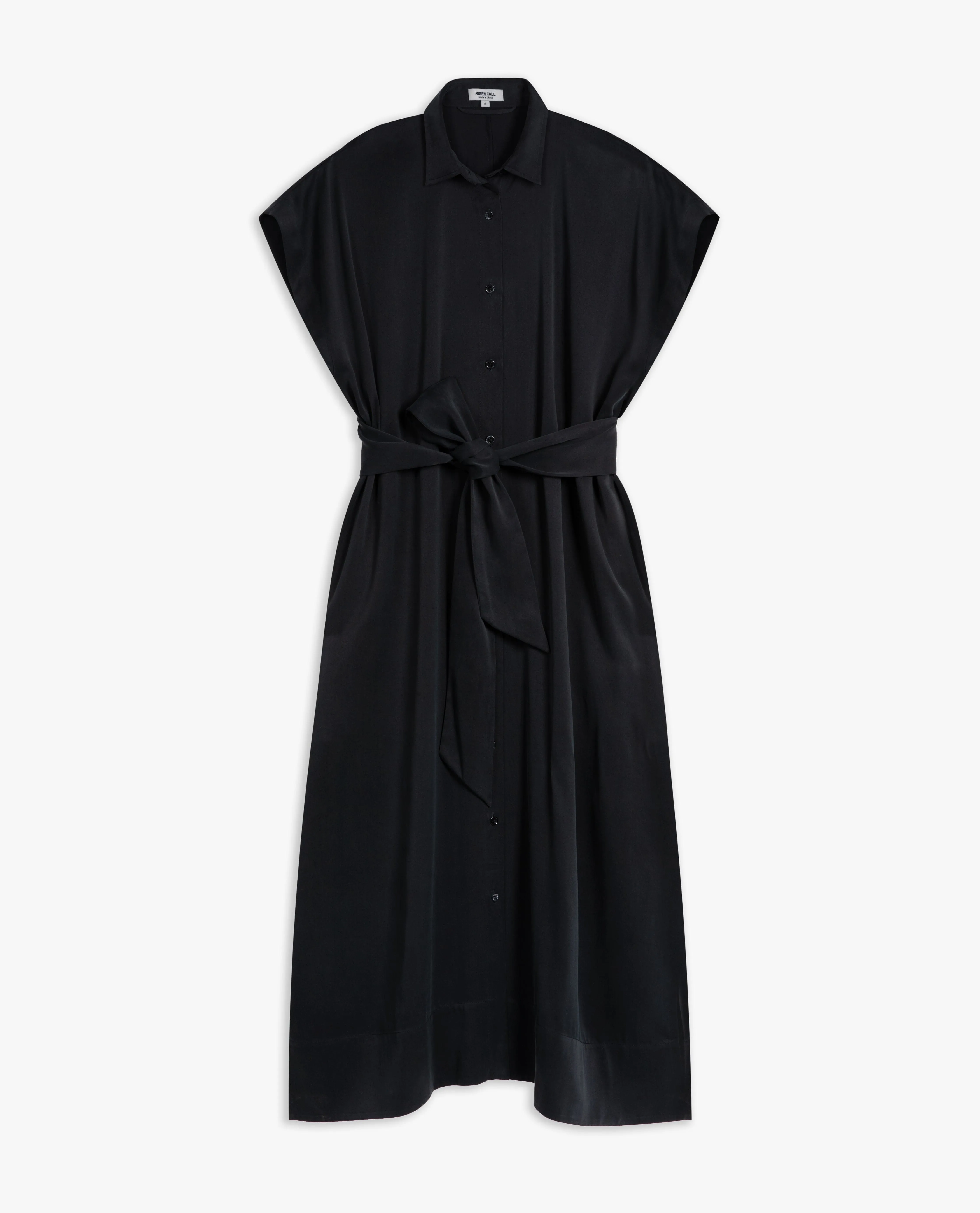 Women's Easy-Silk Shirt Dress sold by Rise & Fall product image thumbnail 4