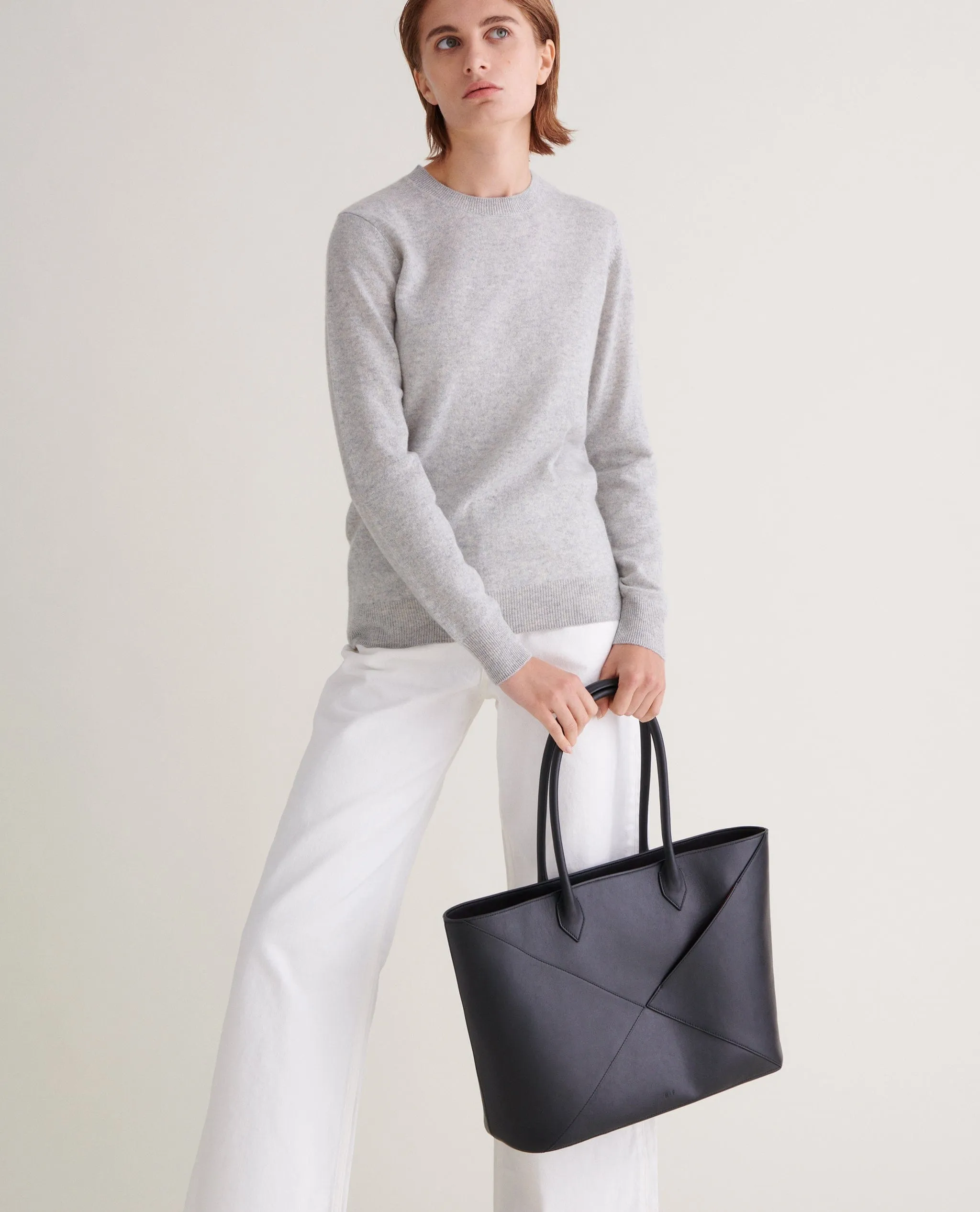 Women's Finest Cashmere Classic Crew Neck Jumper sold by Rise & Fall product image thumbnail 4