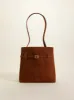 Mini Tote du Jour Fudge Nubuck sold by Manu Atelier