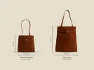 Mini Tote du Jour Fudge Nubuck sold by Manu Atelier