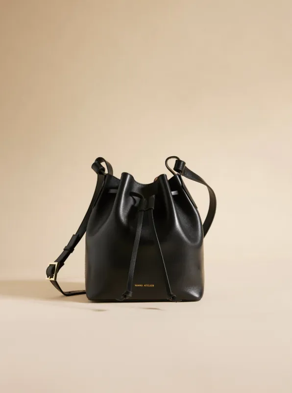 Mona Bucket Black sold by Manu Atelier