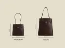 Tote du Jour Deep Brown sold by Manu Atelier