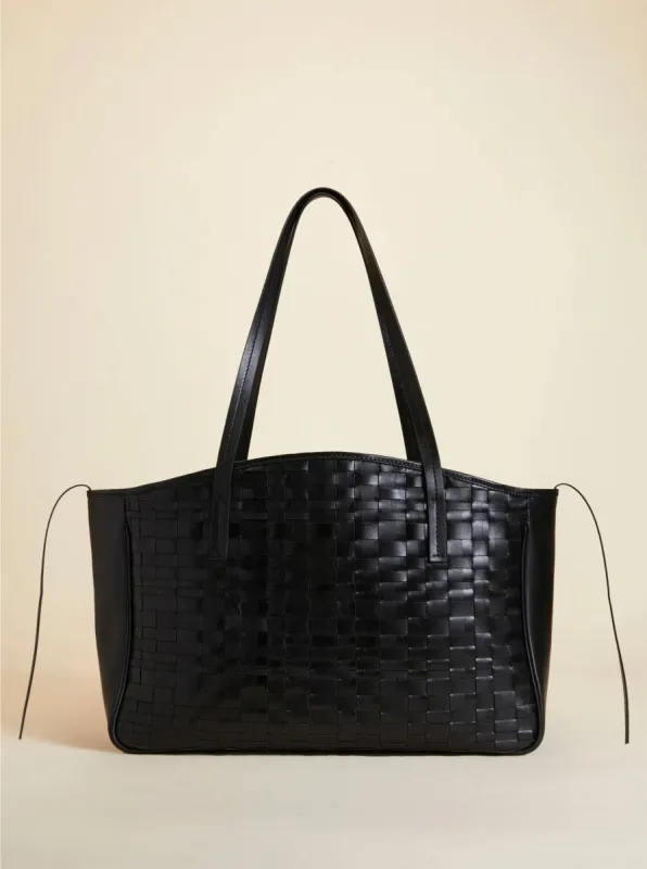 XL du Jour Handwoven Black Soft sold by Manu Atelier