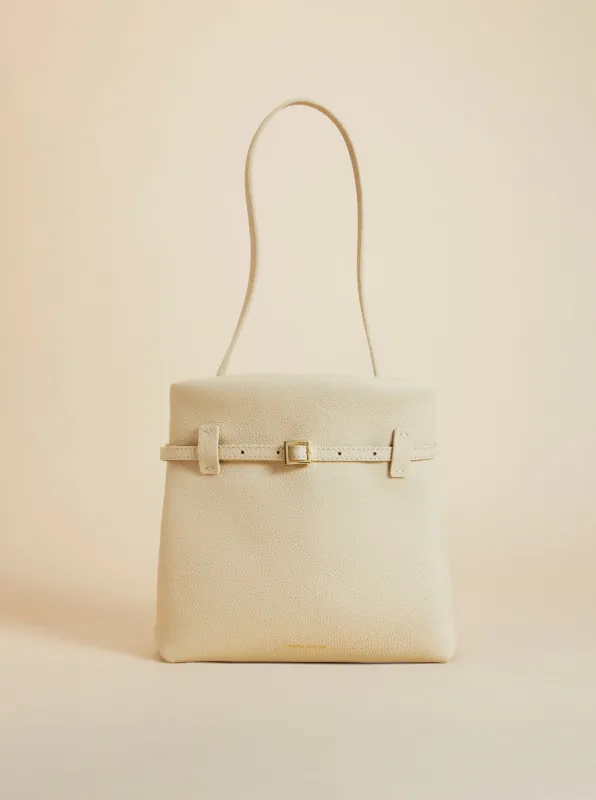 Mini Tote du Jour Vanilla Grained sold by Manu Atelier