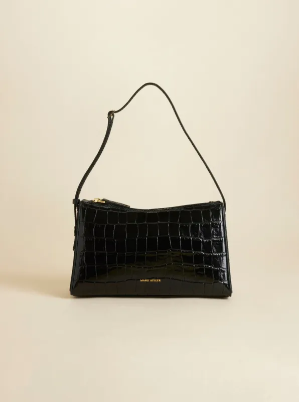 Prism Black Croc sold by Manu Atelier