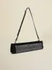 Pencil Box Black Suede with Crystals sold by Manu Atelier