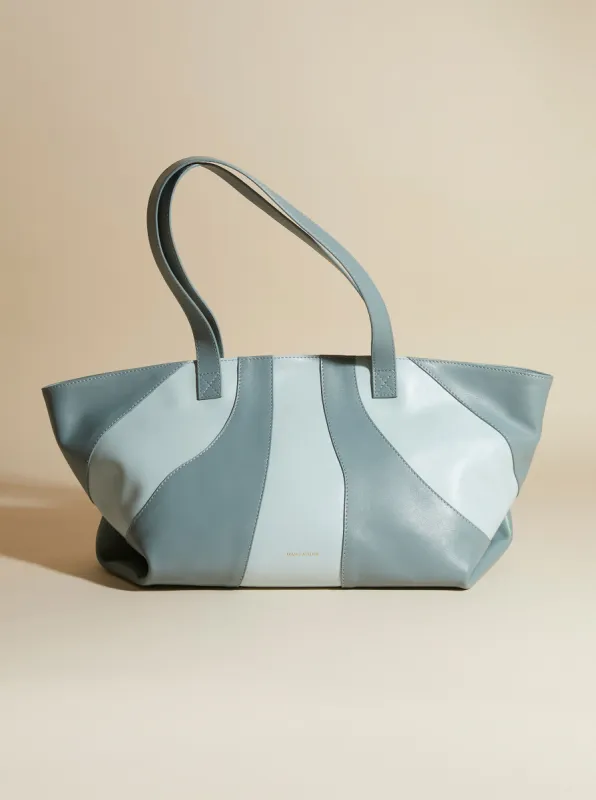 Manu Carry All Stone Blue & Arctic Blue sold by Manu Atelier