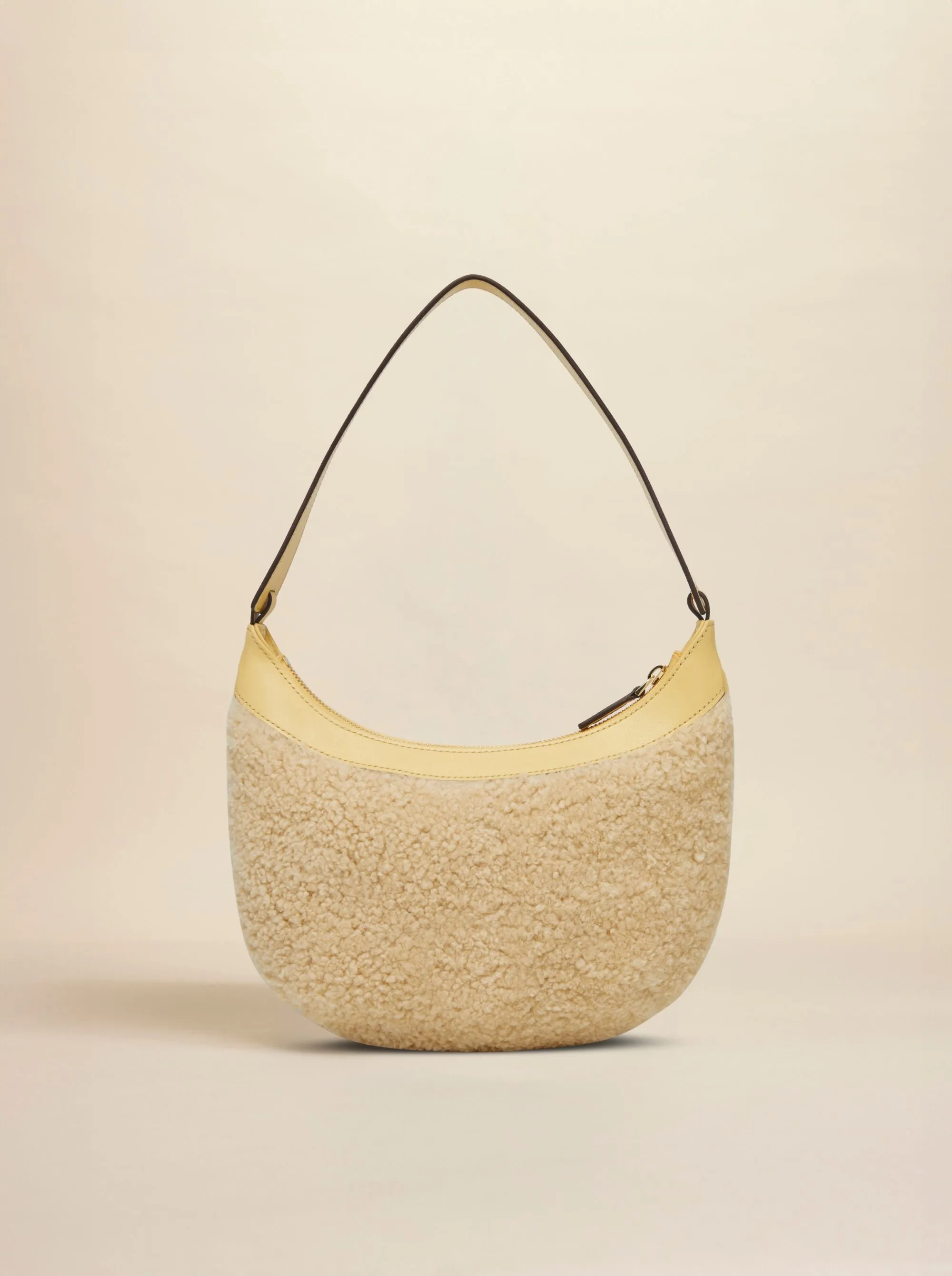 Manu Mini Hobo Banana Shearling sold by Manu Atelier product image thumbnail 2