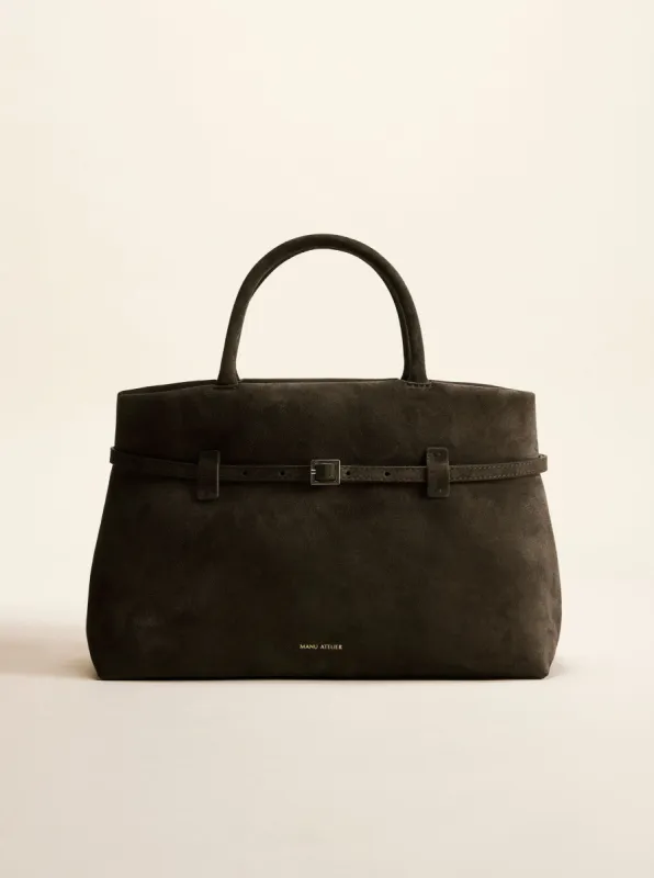 Le Cambon 35 Tobacco Green Suede sold by Manu Atelier