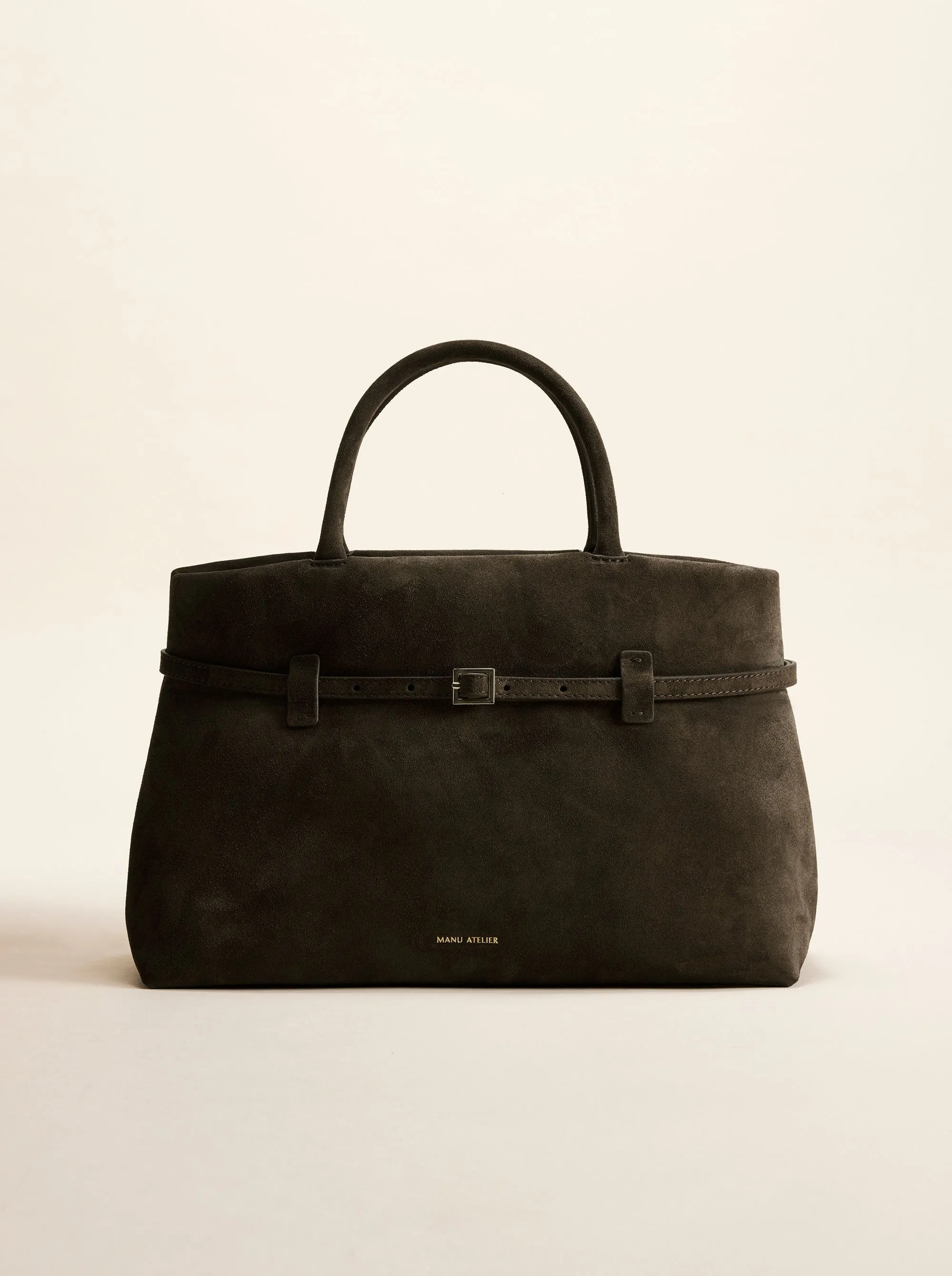 Le Cambon 35 Tobacco Green Suede sold by Manu Atelier