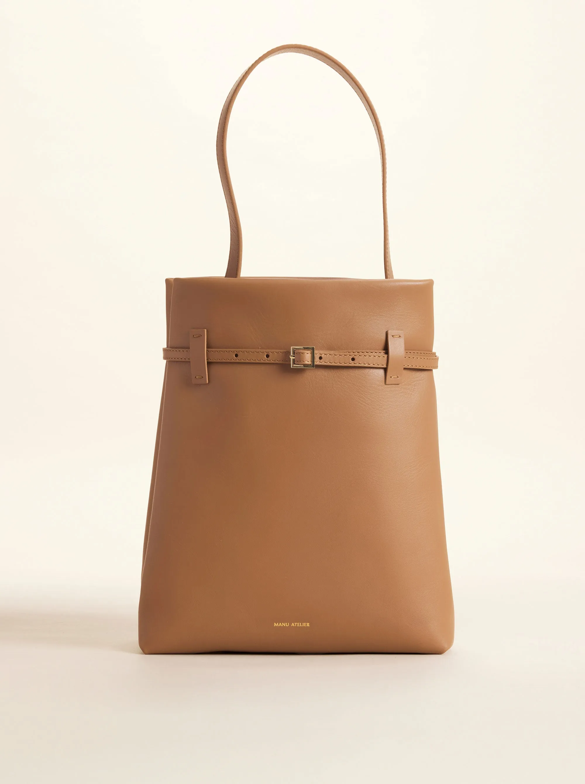 Tote du Jour Tan Soft sold by Manu Atelier