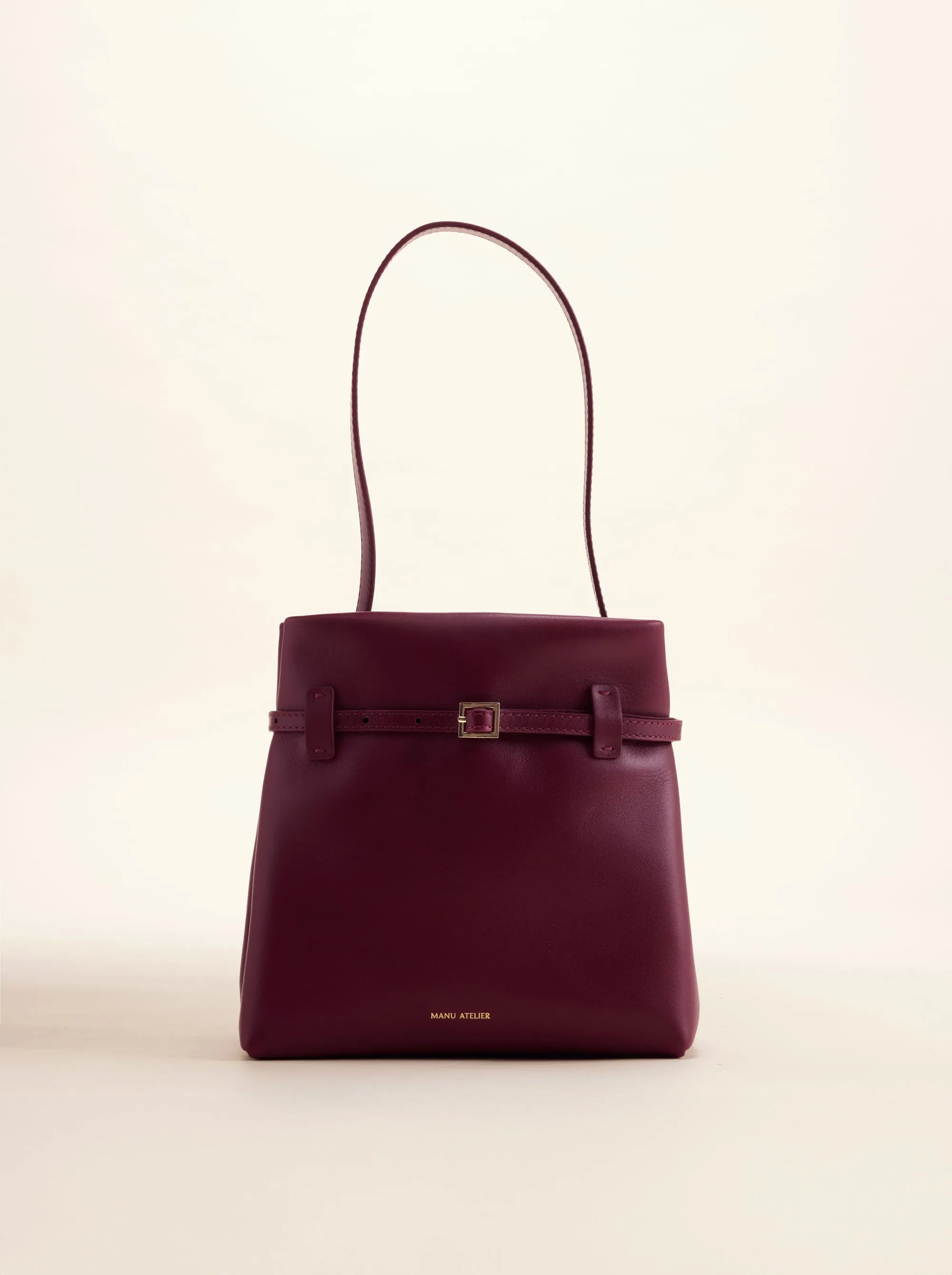 Mini Tote du Jour Burgundy Soft sold by Manu Atelier