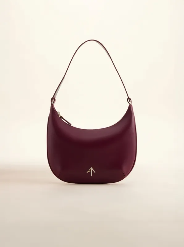 Manu Mini Hobo Burgundy Soft sold by Manu Atelier