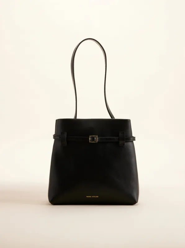 Mini Tote du Jour Black Soft sold by Manu Atelier