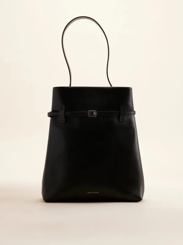 Tote du Jour Black Soft sold by Manu Atelier