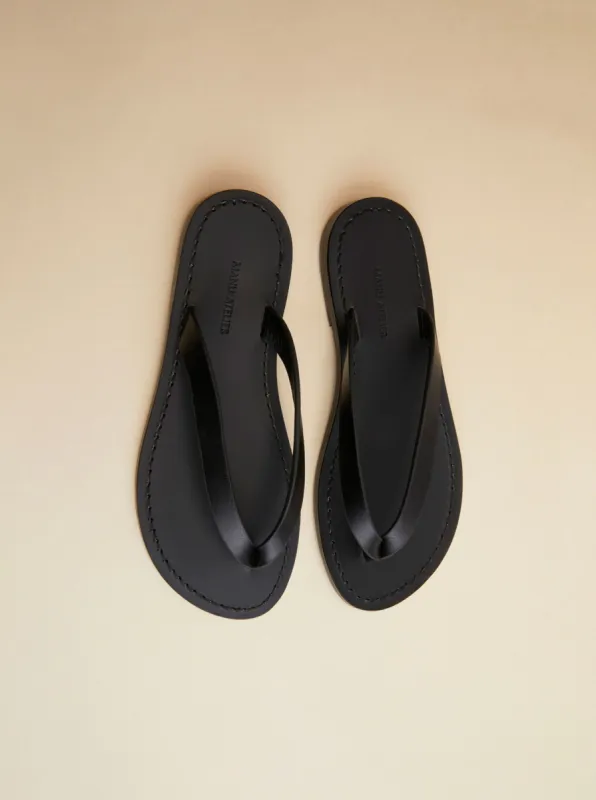 Manu Flip-Flops Black Soft sold by Manu Atelier