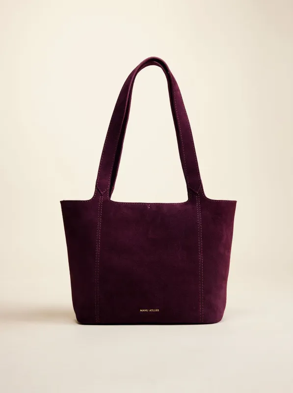 L'Escale Merlot Suede sold by Manu Atelier