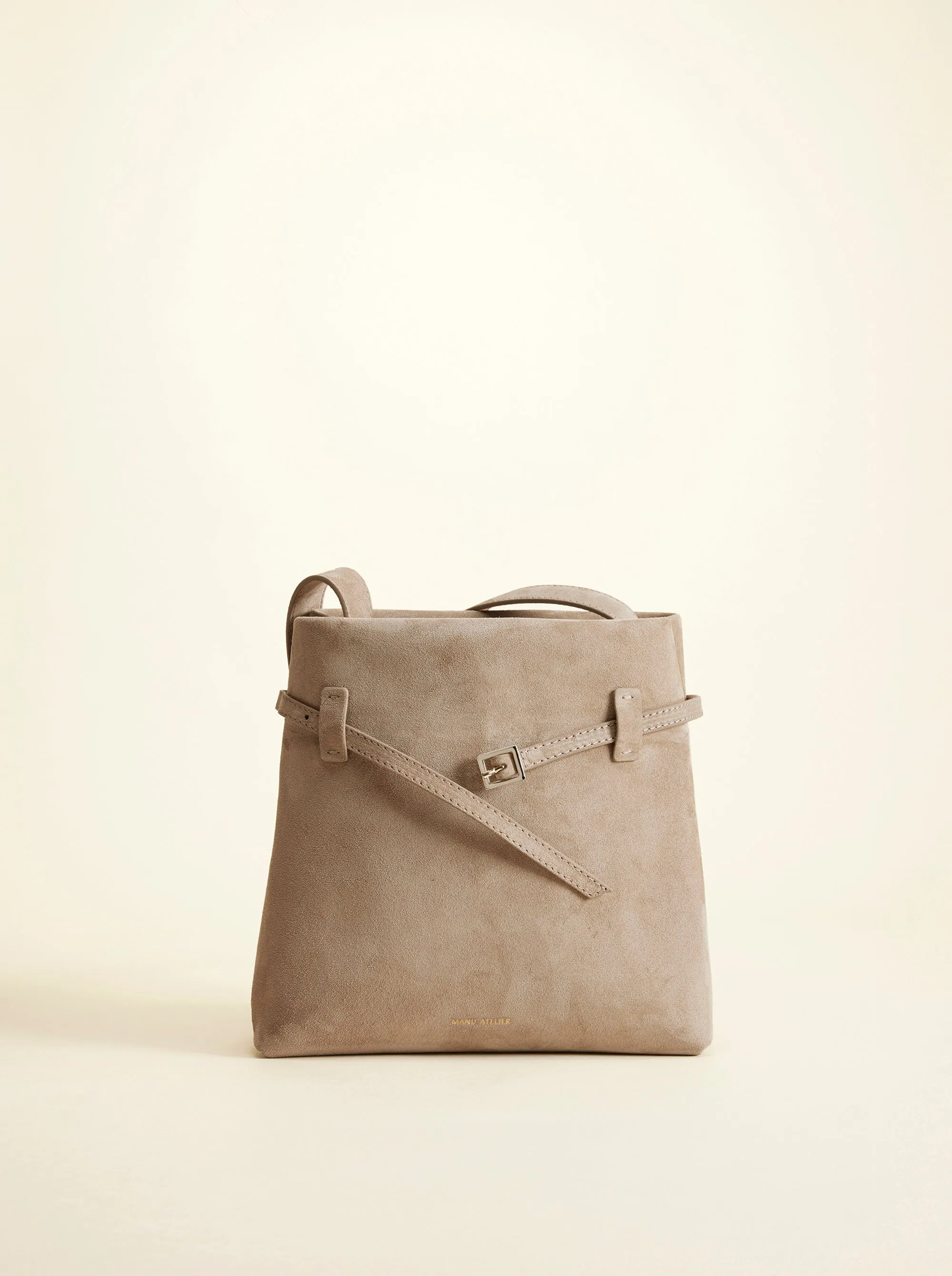 Mini Tote du Jour Linen Suede sold by Manu Atelier product image thumbnail 3
