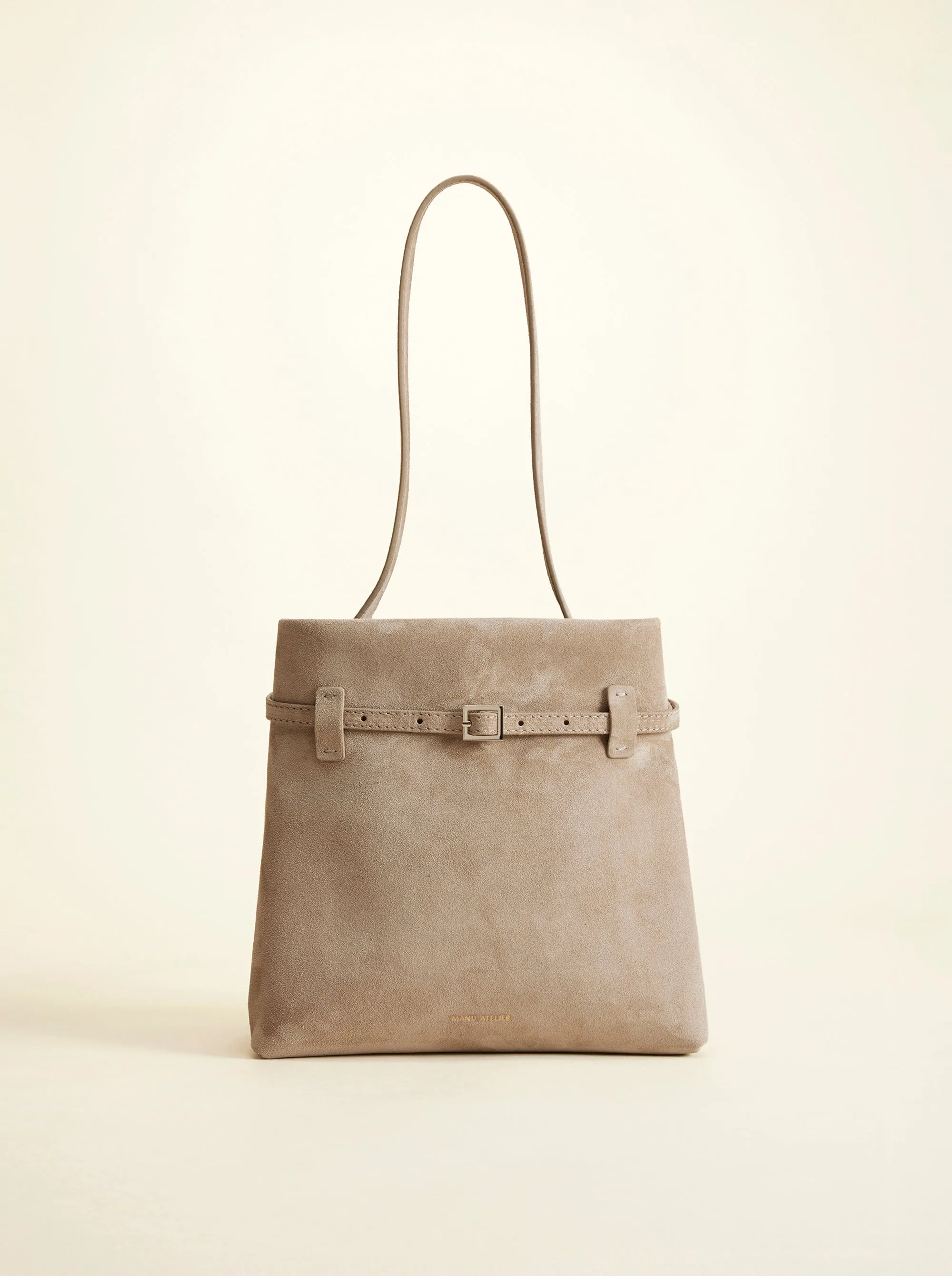 Mini Tote du Jour Linen Suede sold by Manu Atelier