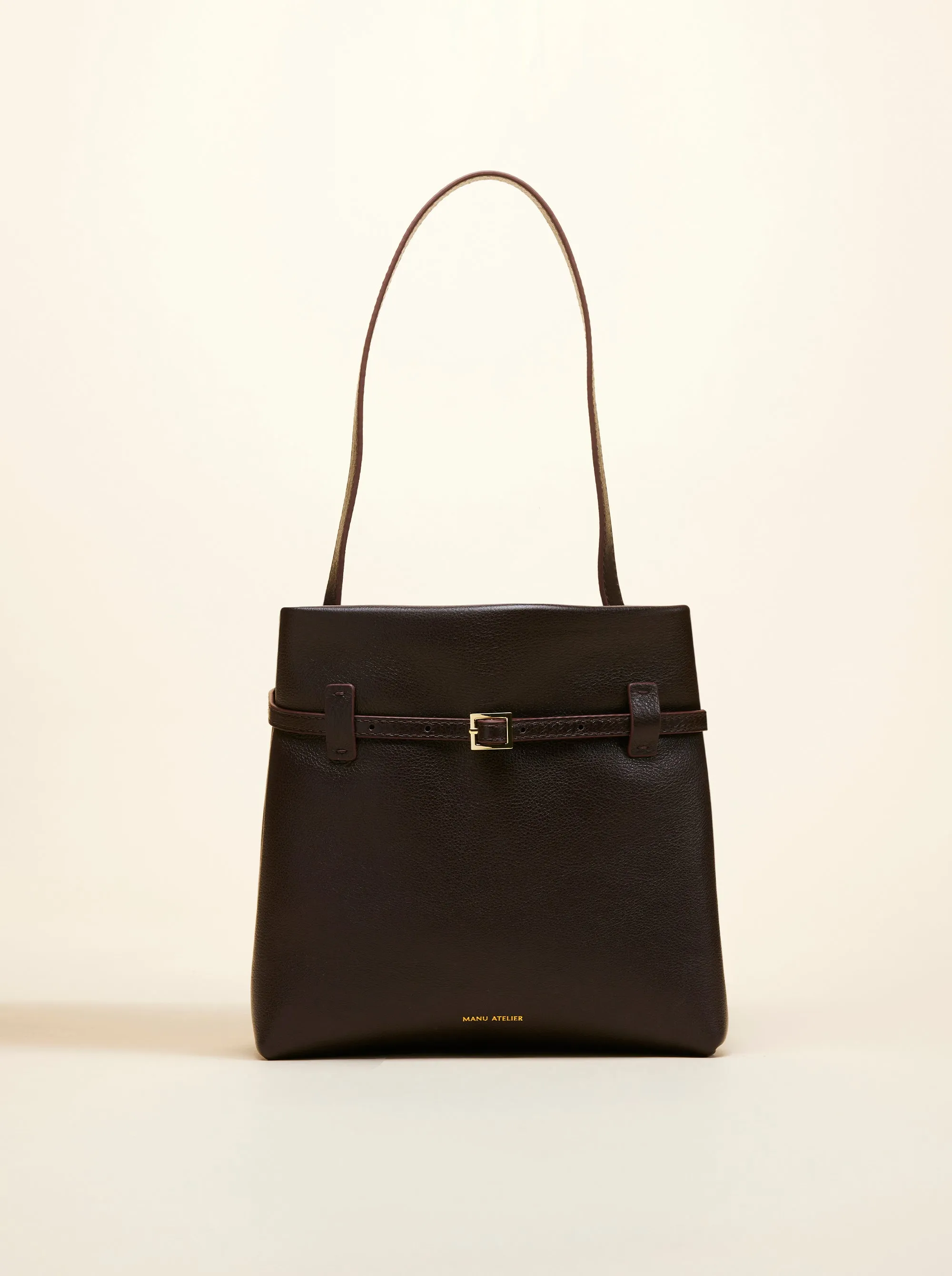 Mini Tote du Jour Bitter Brown sold by Manu Atelier