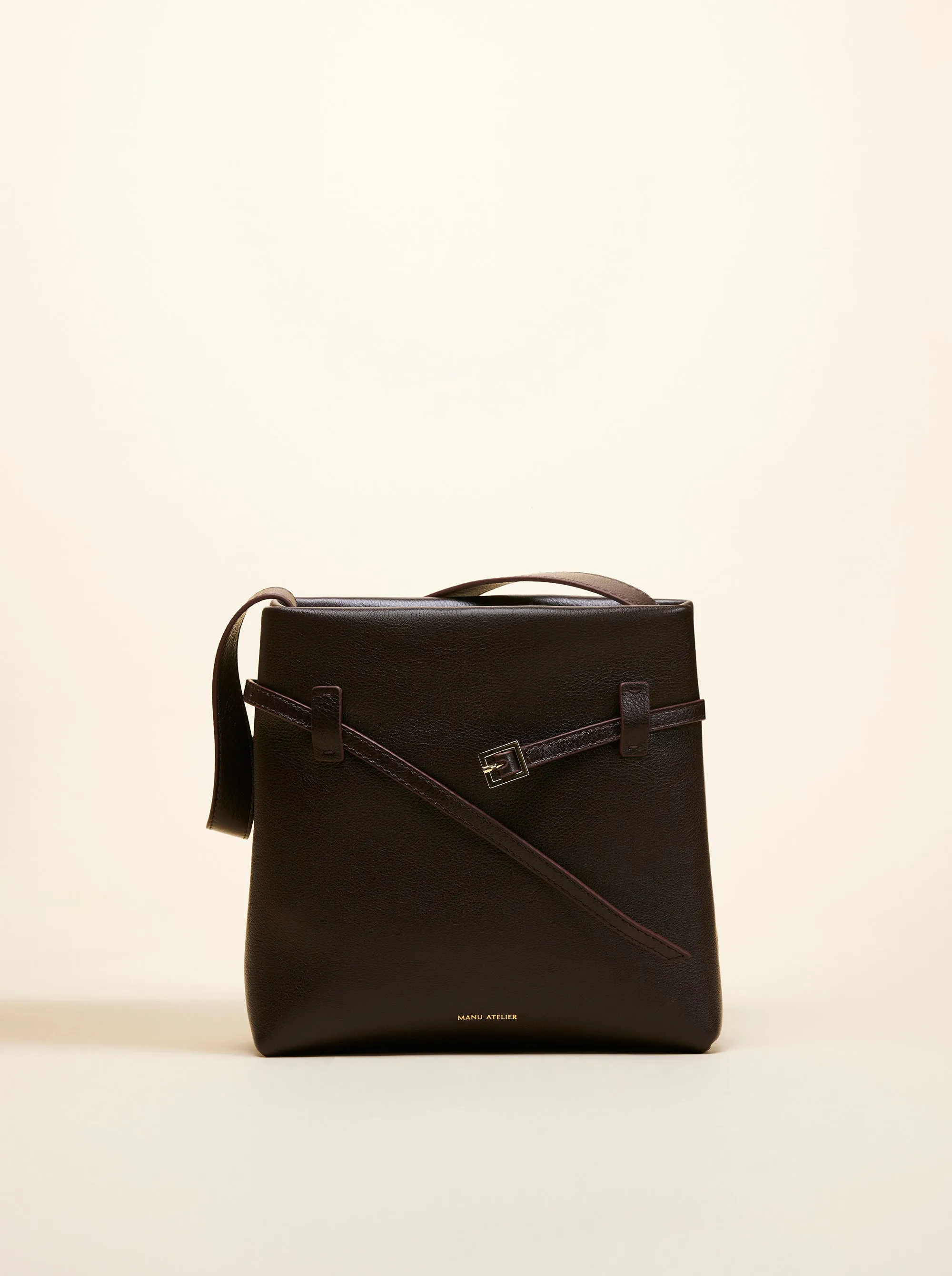 Mini Tote du Jour Bitter Brown sold by Manu Atelier product image thumbnail 2