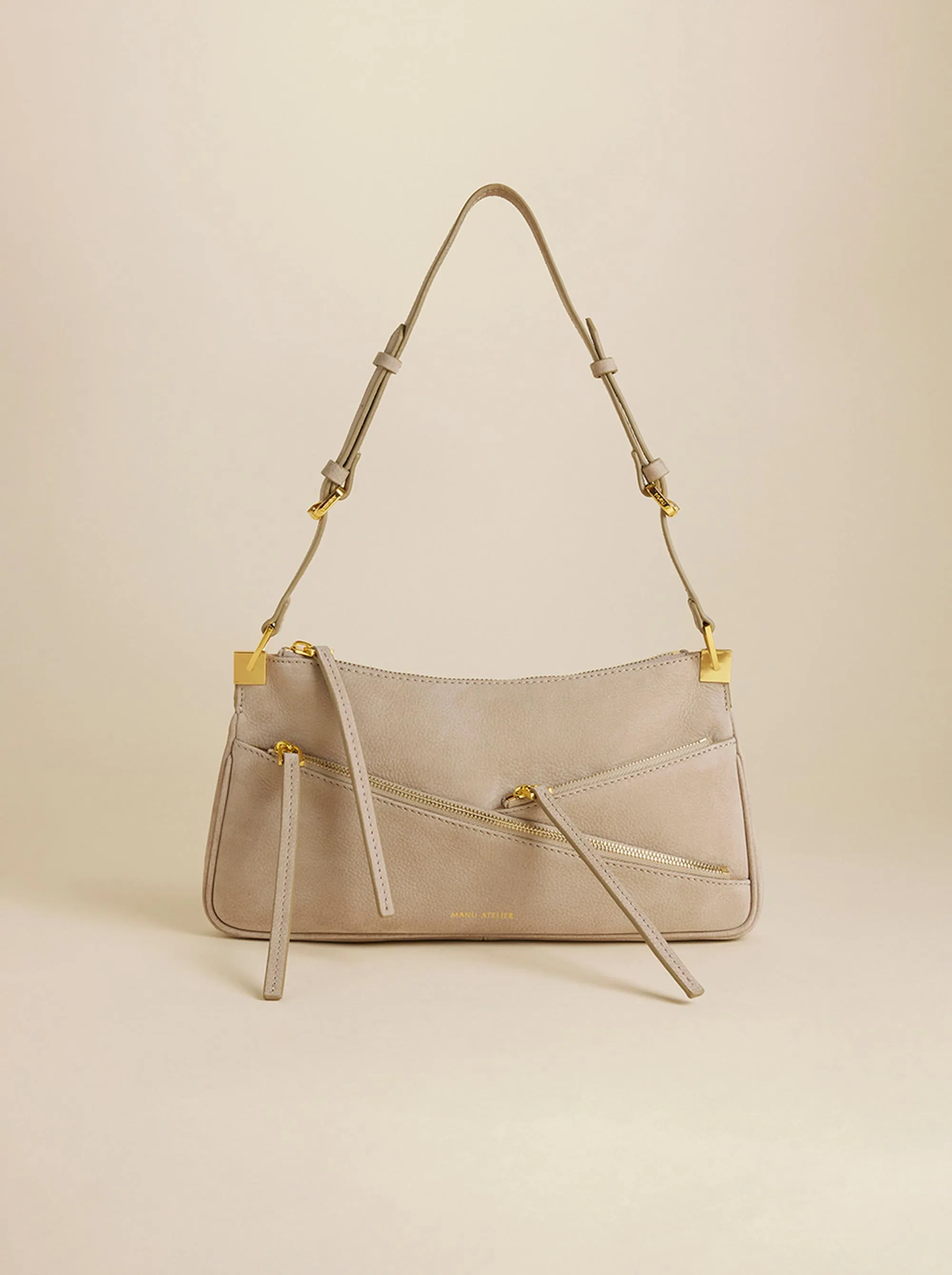 Three Zipped Silk Grey Nubuck sold by Manu Atelier