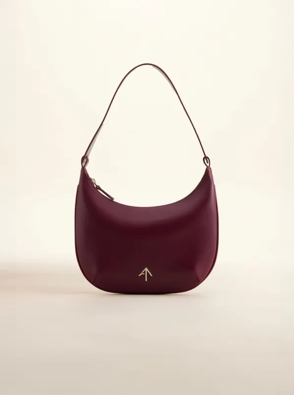 Manu Mini Hobo Burgundy Soft sold by Manu Atelier